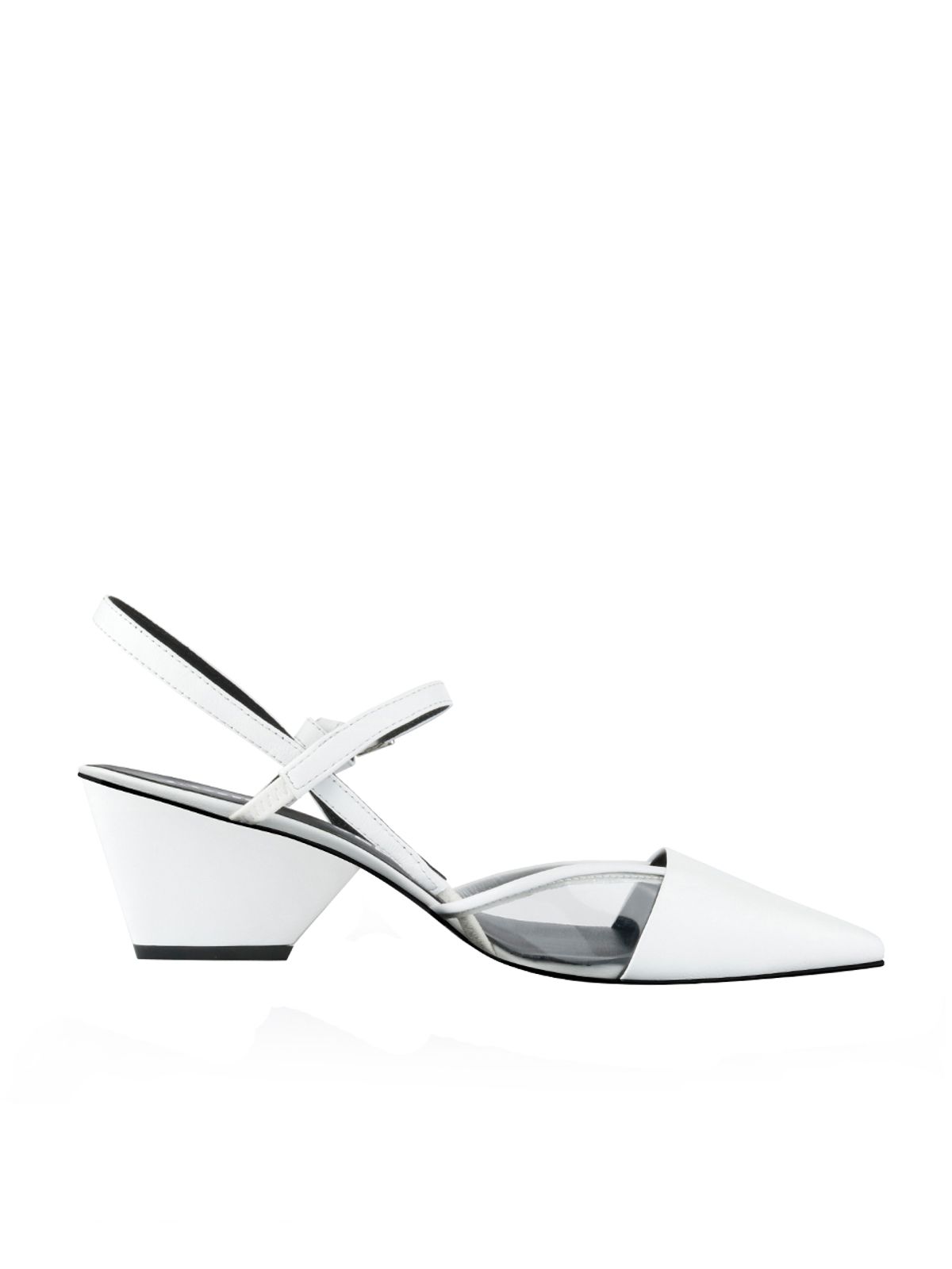 꼼므지(COMMEGEE) Strap sling-back shoes / CG1020WH