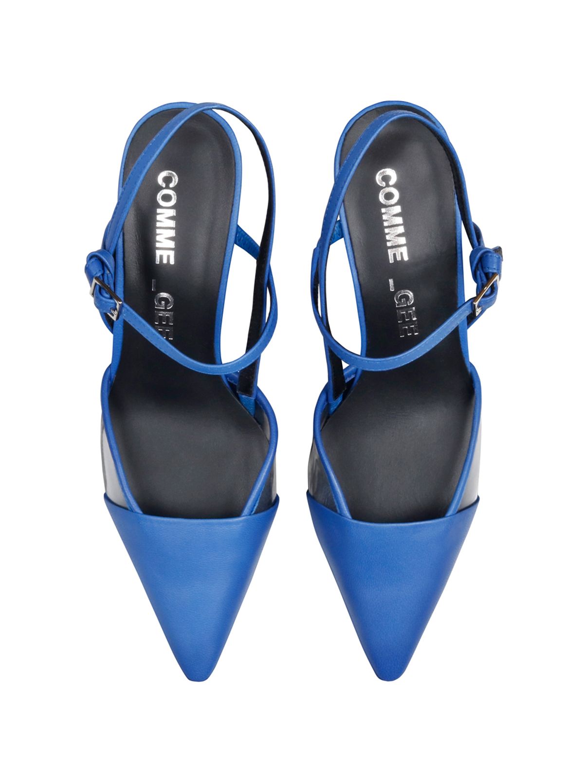 꼼므지(COMMEGEE) Strap sling-back shoes / CG1020BL
