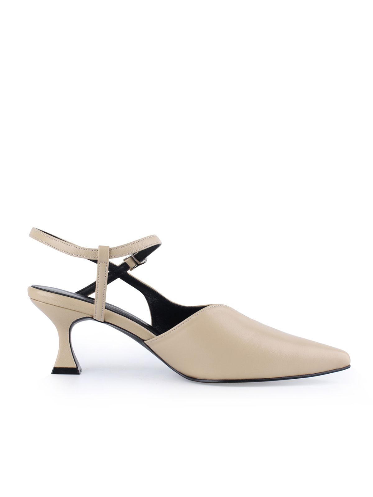 꼼므지(COMMEGEE) V cutting Wave Sling-Back / CG1039BE