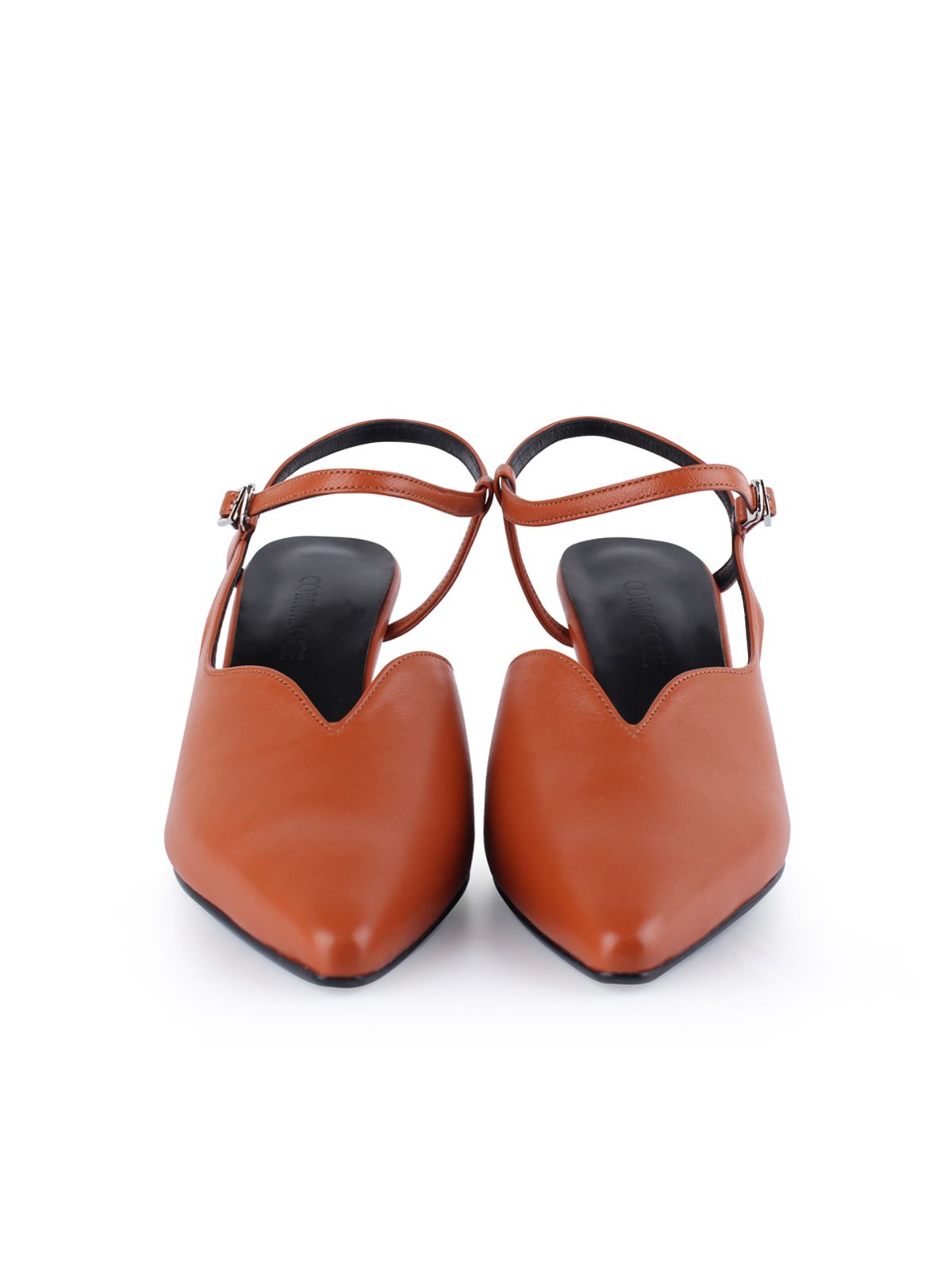 꼼므지(COMMEGEE) V cutting Wave Sling-Back / CG1039BR