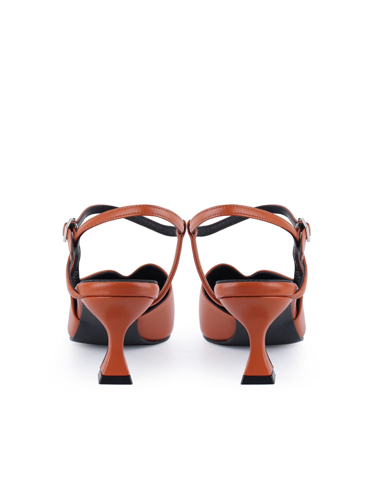 꼼므지(COMMEGEE) V cutting Wave Sling-Back / CG1039BR