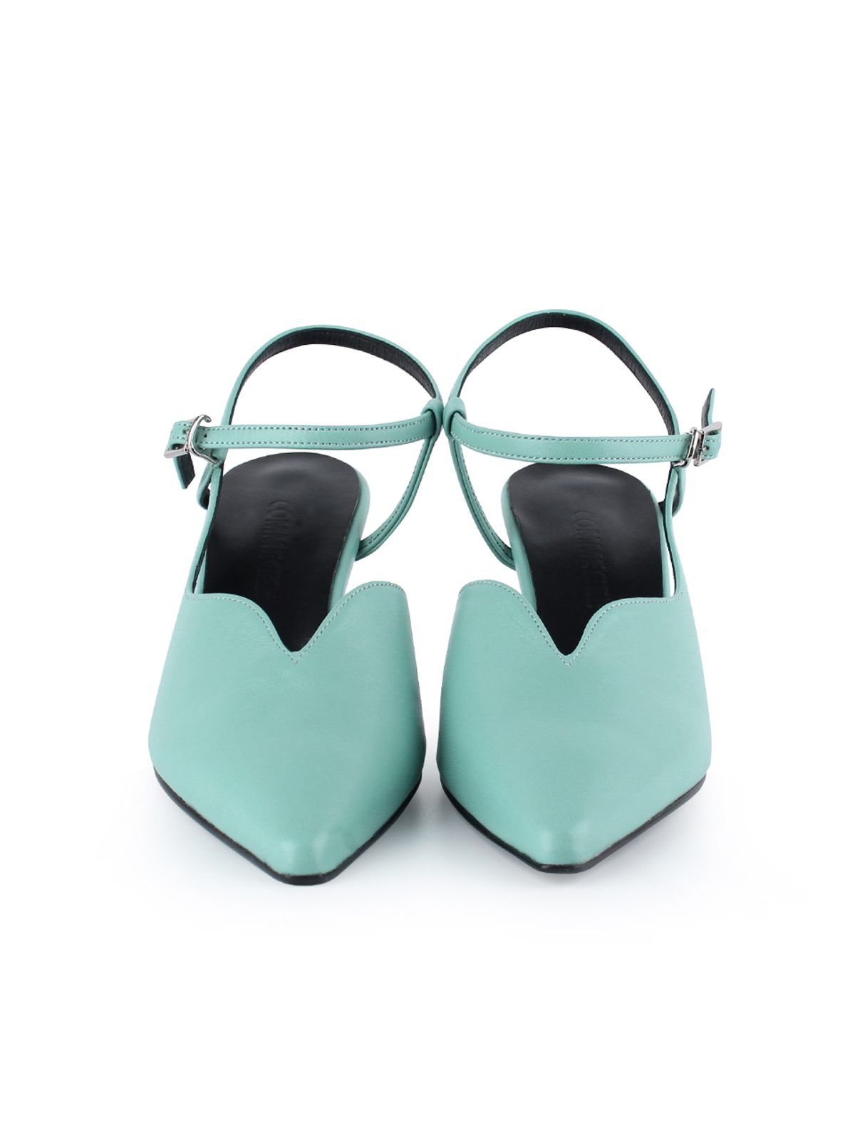 꼼므지(COMMEGEE) V cutting Wave Sling-Back / CG1039MI