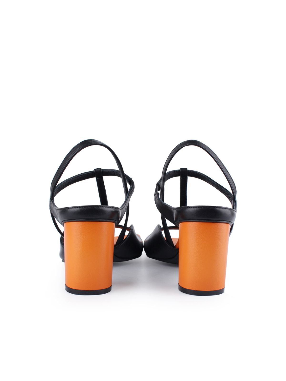 꼼므지(COMMEGEE) T Strap Wave Sandals / CG1040BKOR