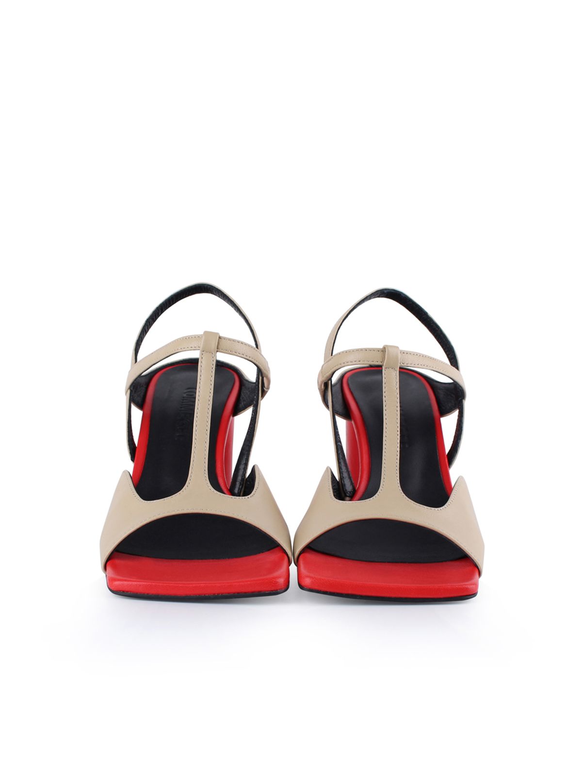 꼼므지(COMMEGEE) T Strap Wave Sandals / CG1040BERD