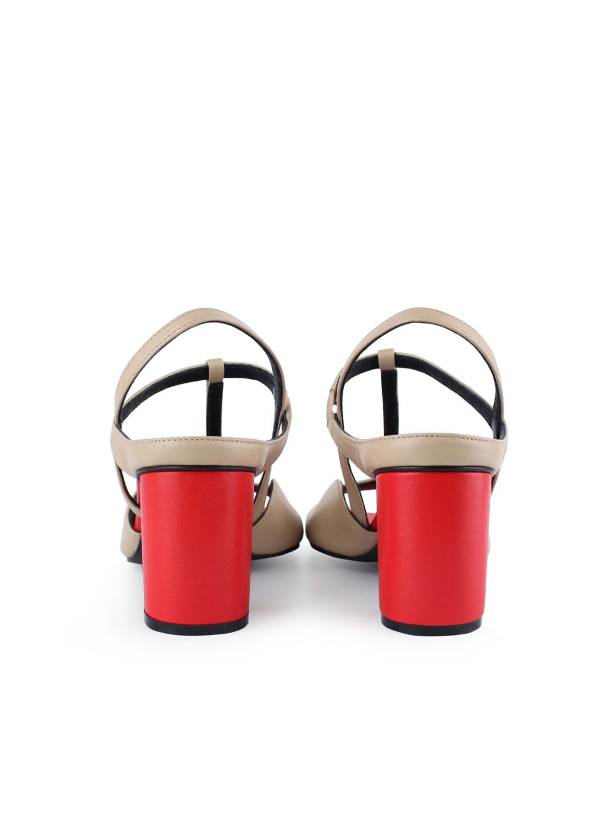 꼼므지(COMMEGEE) T Strap Wave Sandals / CG1040BERD
