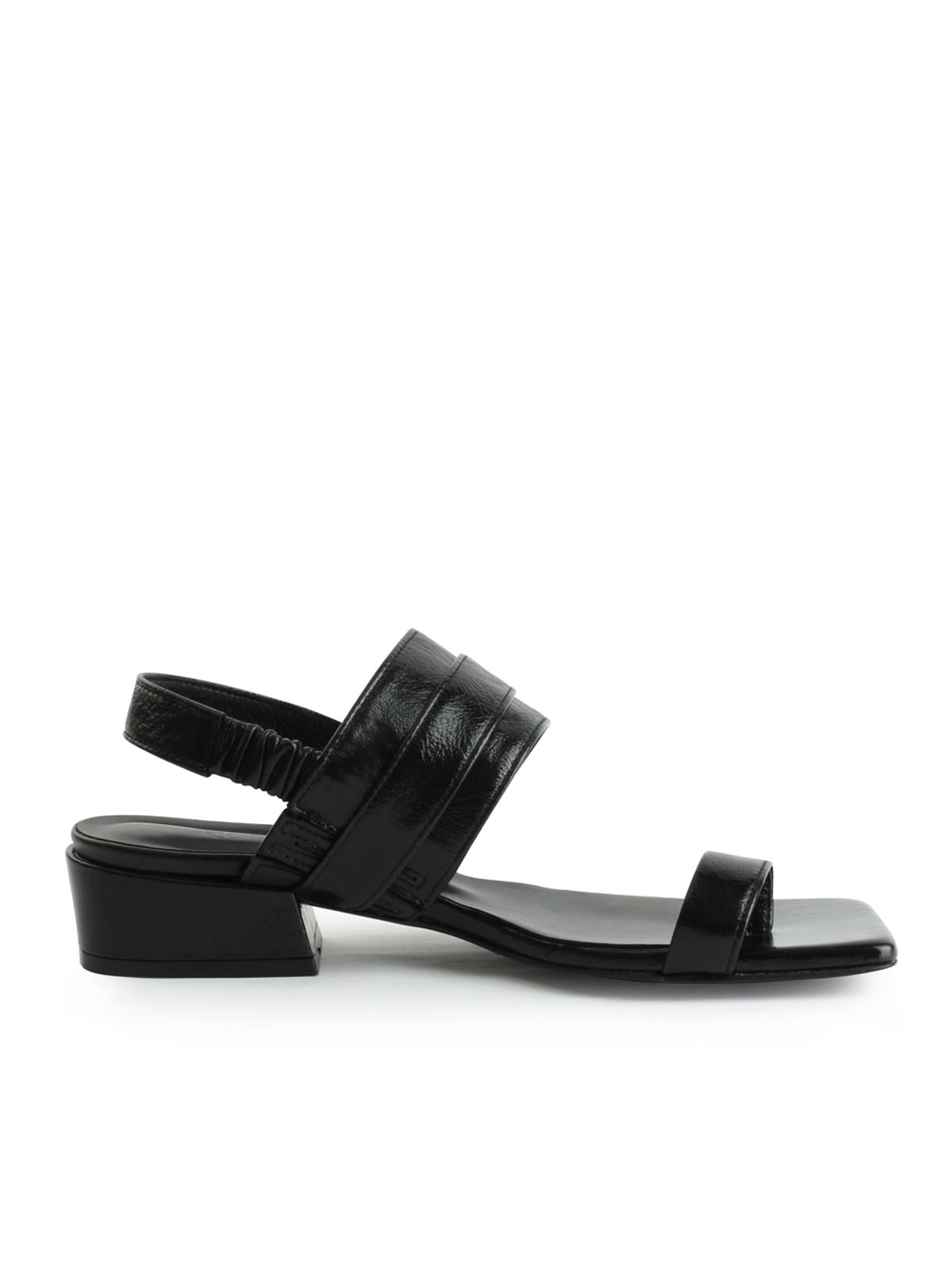 꼼므지(COMMEGEE) Wide Strap Sandals / CG1046BK