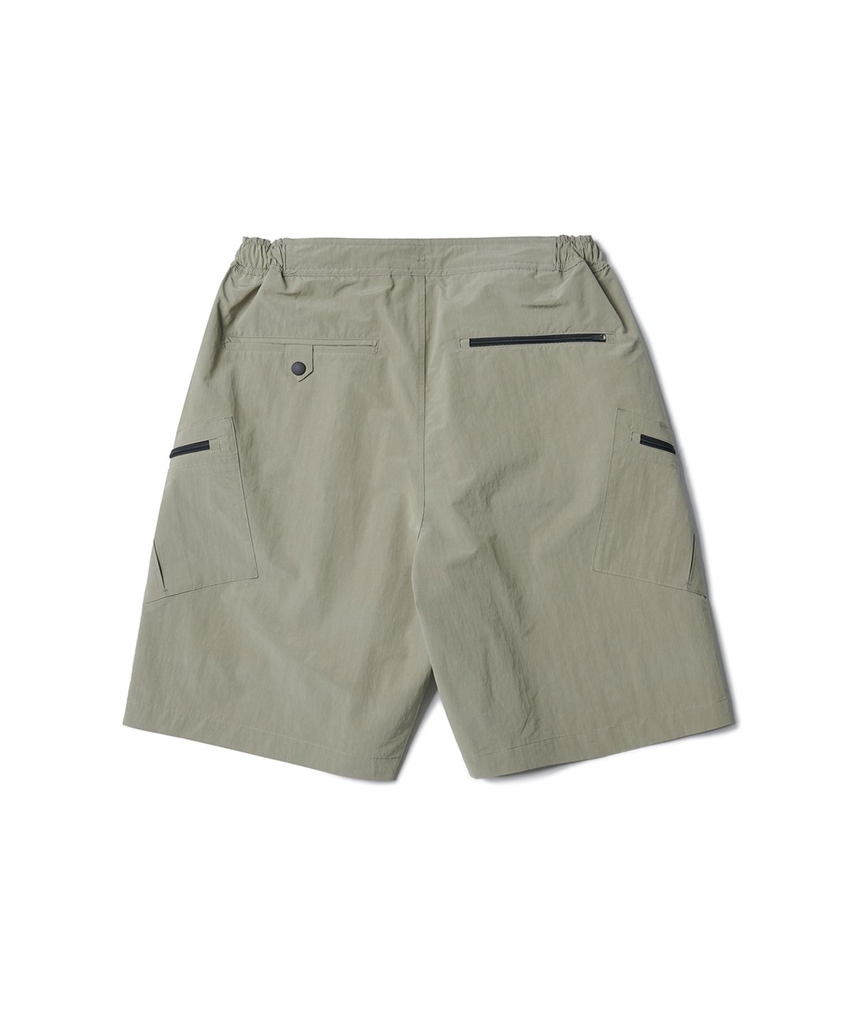 라모랭(RAMOLIN) Pleated Runner Shorts Misty Gray
