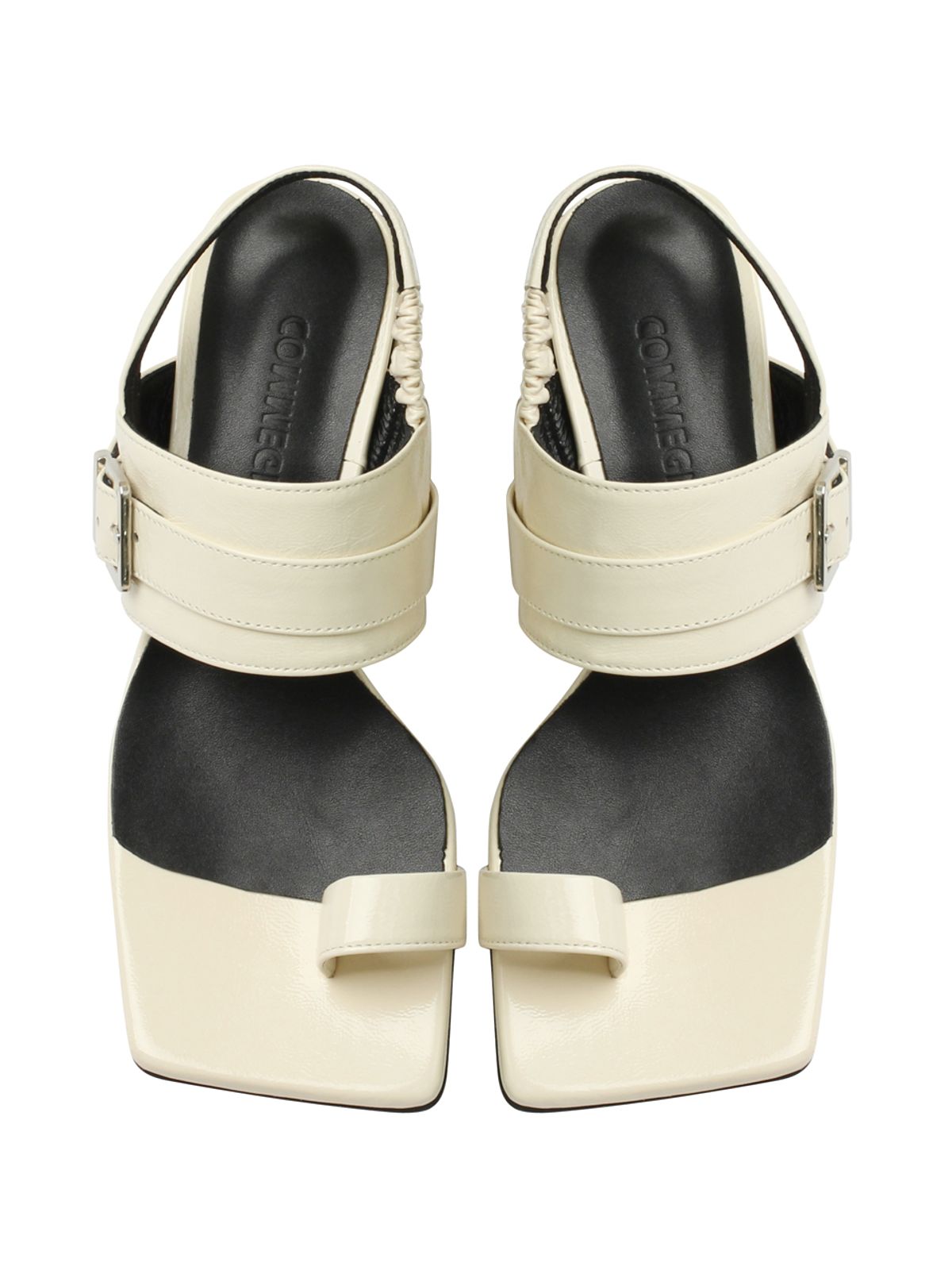 꼼므지(COMMEGEE) Wide Strap Sandals / CG1046IV