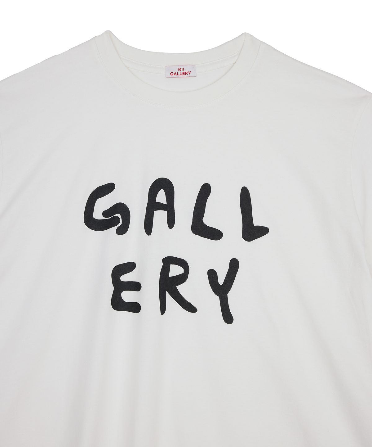 1011갤러리(1011 GALLERY) Gallery Logo T-Shirts - White