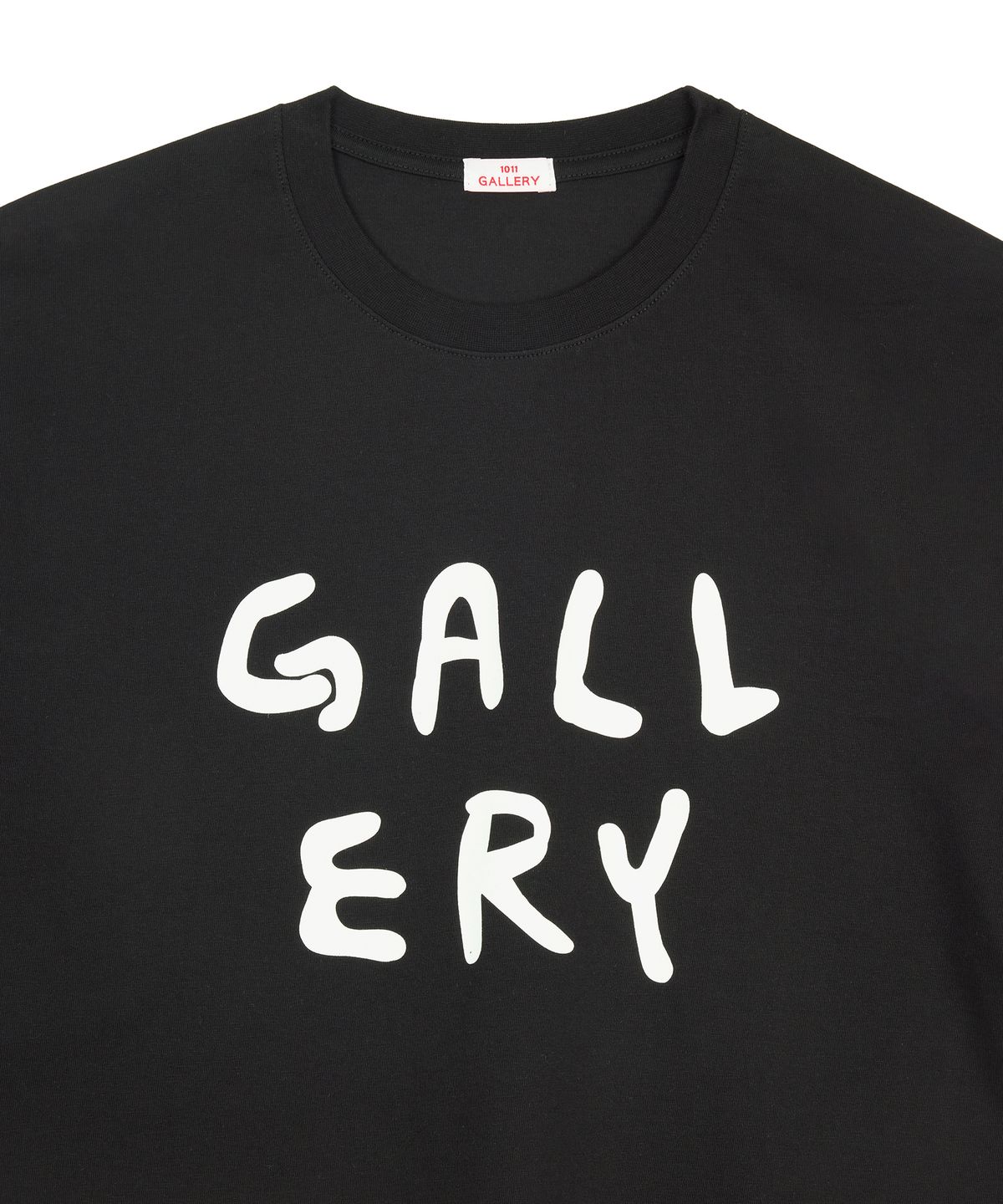 1011갤러리(1011 GALLERY) Gallery Logo T-Shirts - Black