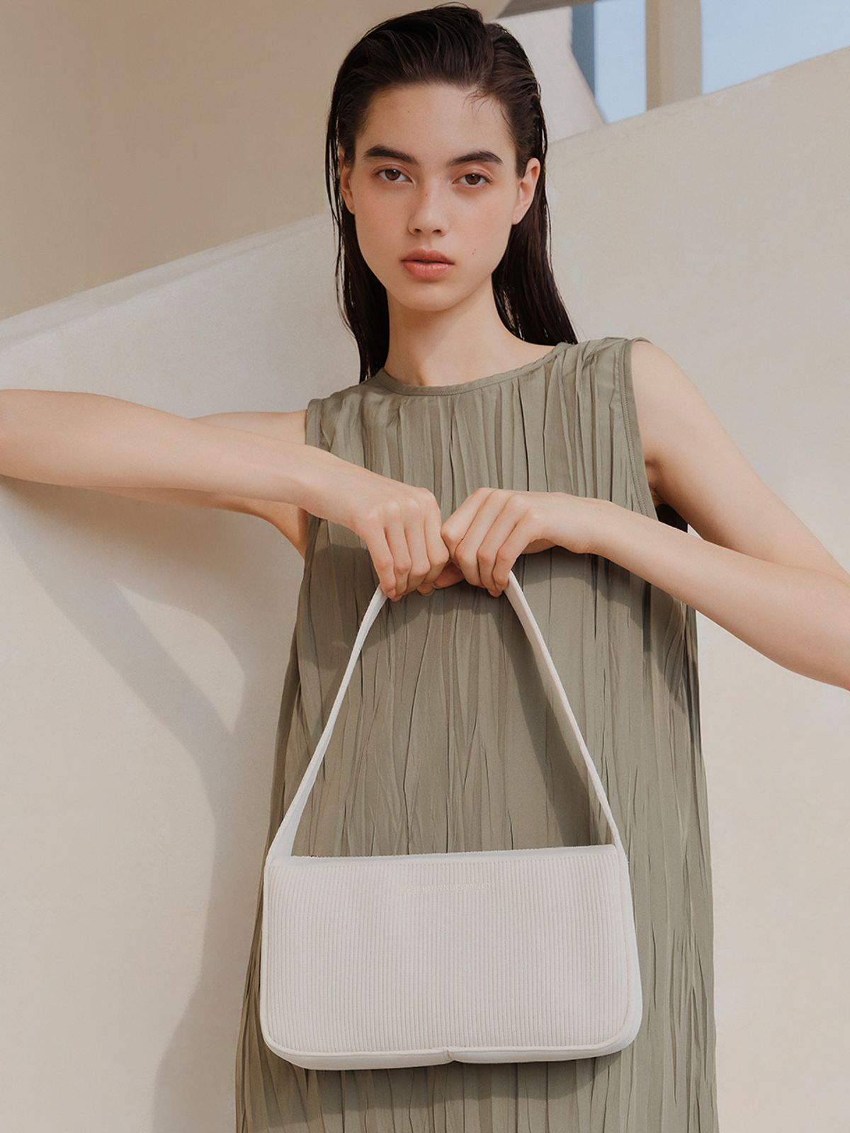 조셉앤스테이시(JOSEPH&STACEY) LPK Arton Knit Shoulder Bag M (ALL)