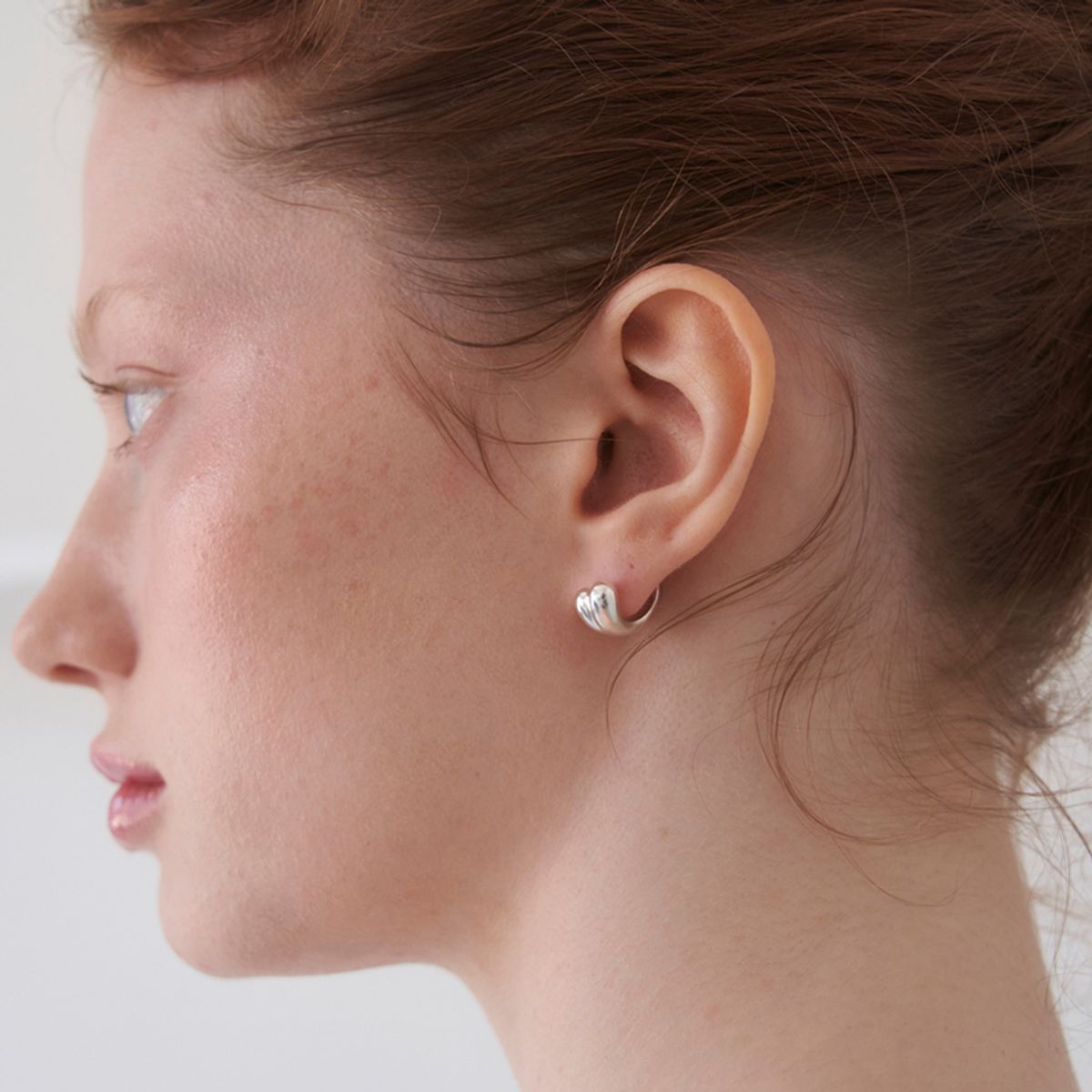 스틸 인스턴트(STILL INSTANT) Heart Greenery - Earring 03 - Small