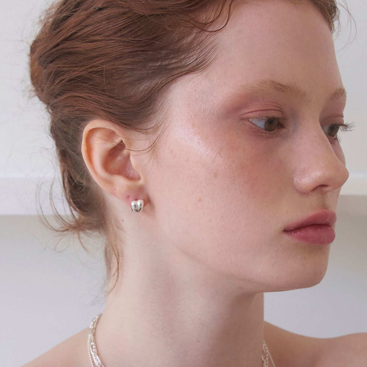 스틸 인스턴트(STILL INSTANT) Heart Greenery - Earring 03 - Small