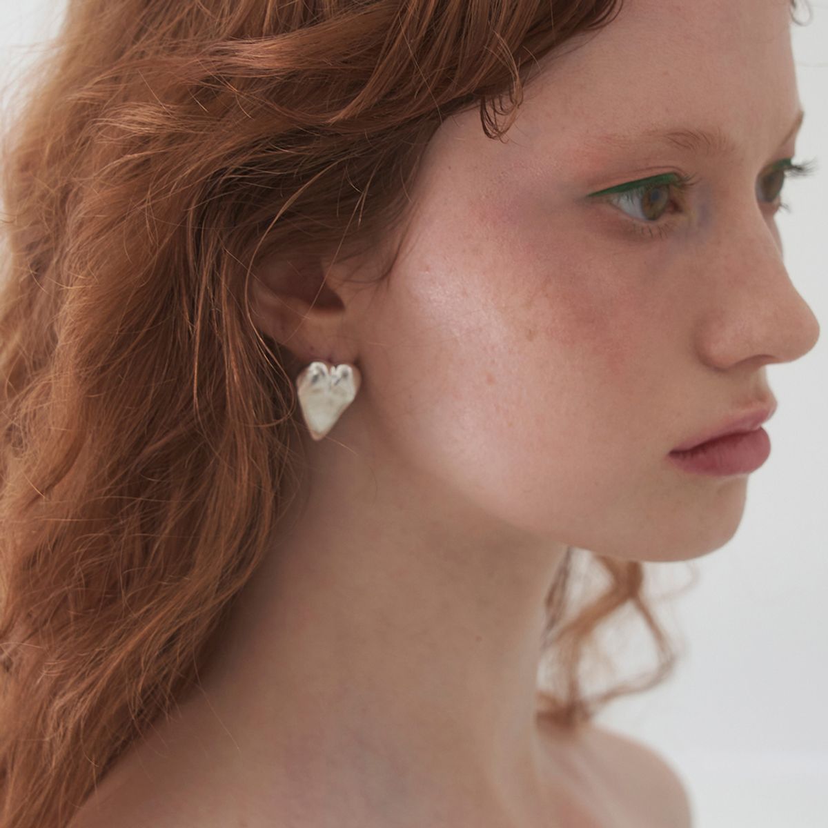 스틸 인스턴트(STILL INSTANT) Heart Greenery - Earring 01