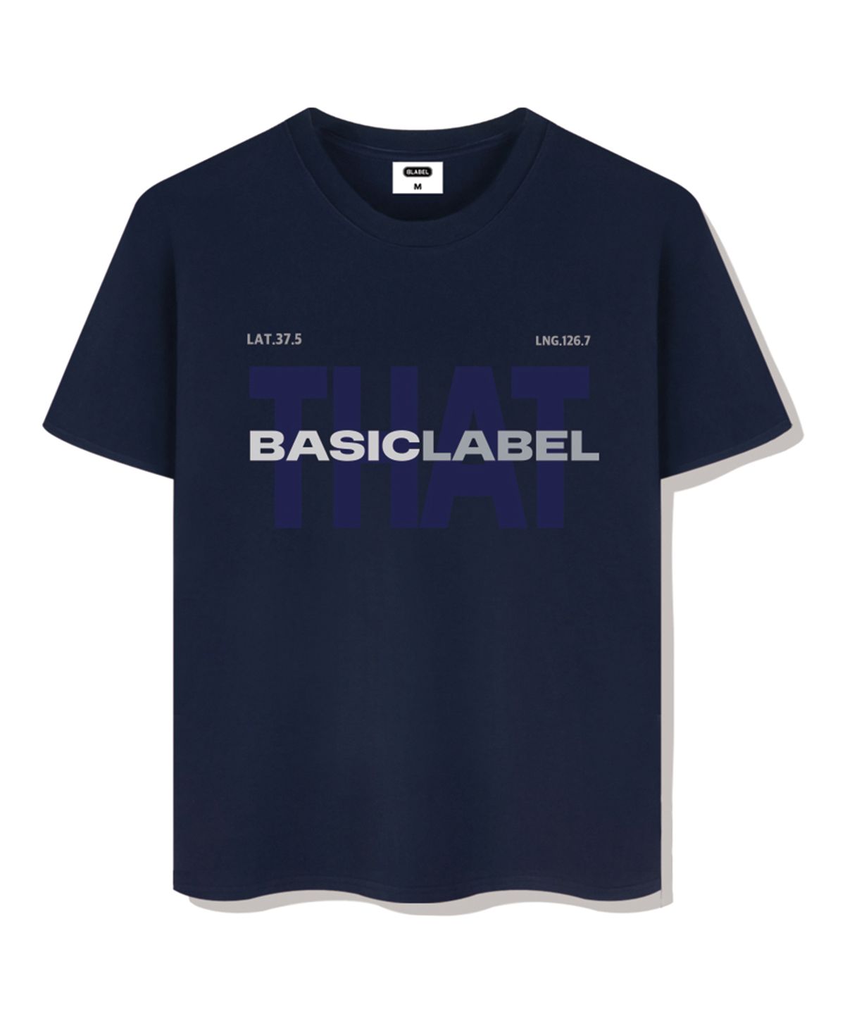 베이직라벨(BASIC LABEL) Typecomment overfit short-sleeved T-shirt 4 Color [BLSE_1007]