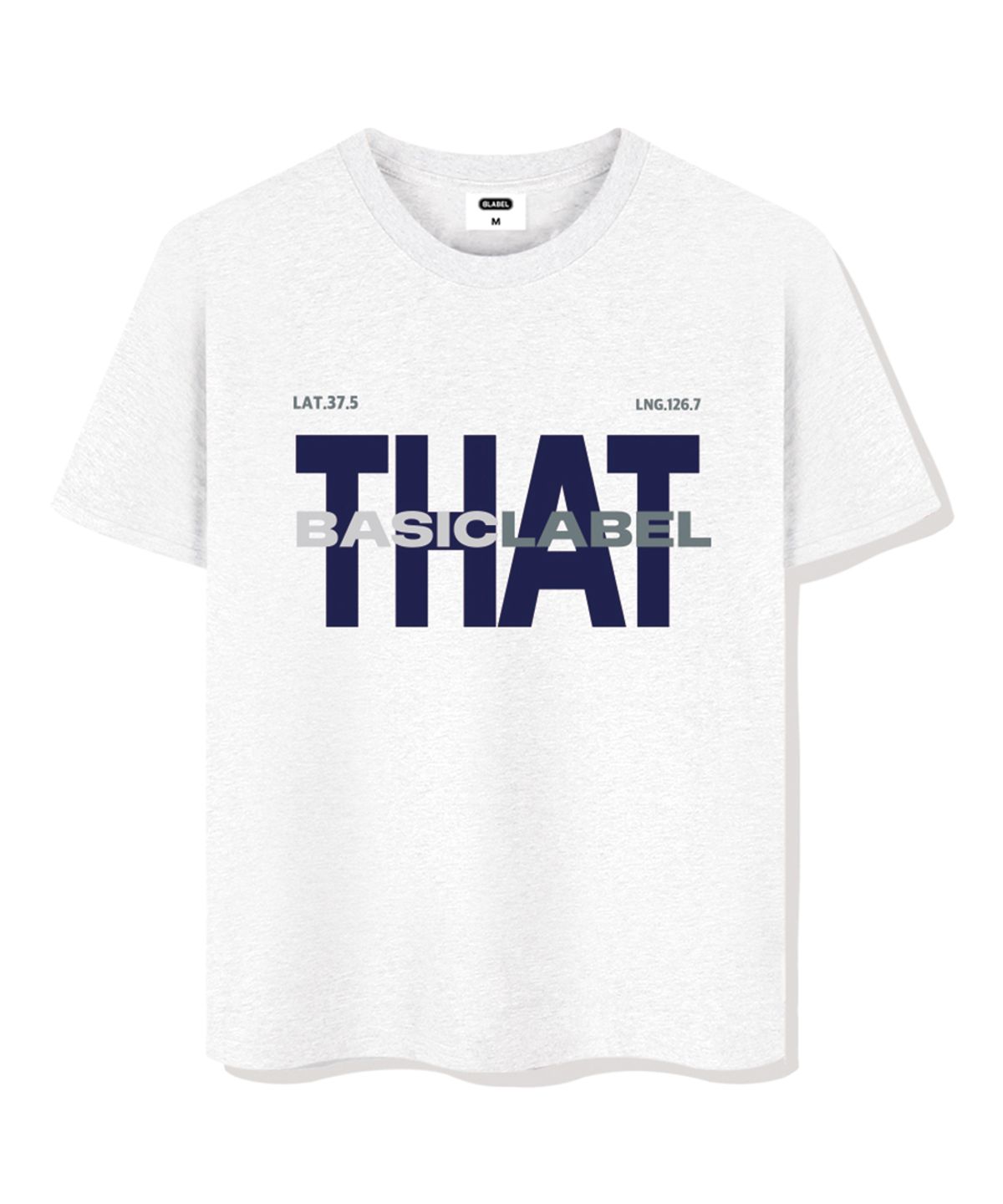 베이직라벨(BASIC LABEL) Typecomment overfit short-sleeved T-shirt 4 Color [BLSE_1007]