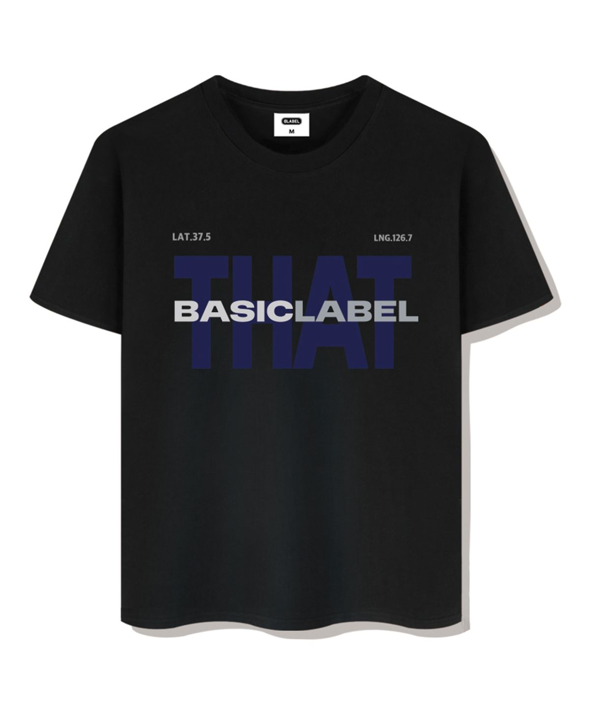 베이직라벨(BASIC LABEL) Typecomment overfit short-sleeved T-shirt 4 Color [BLSE_1007]