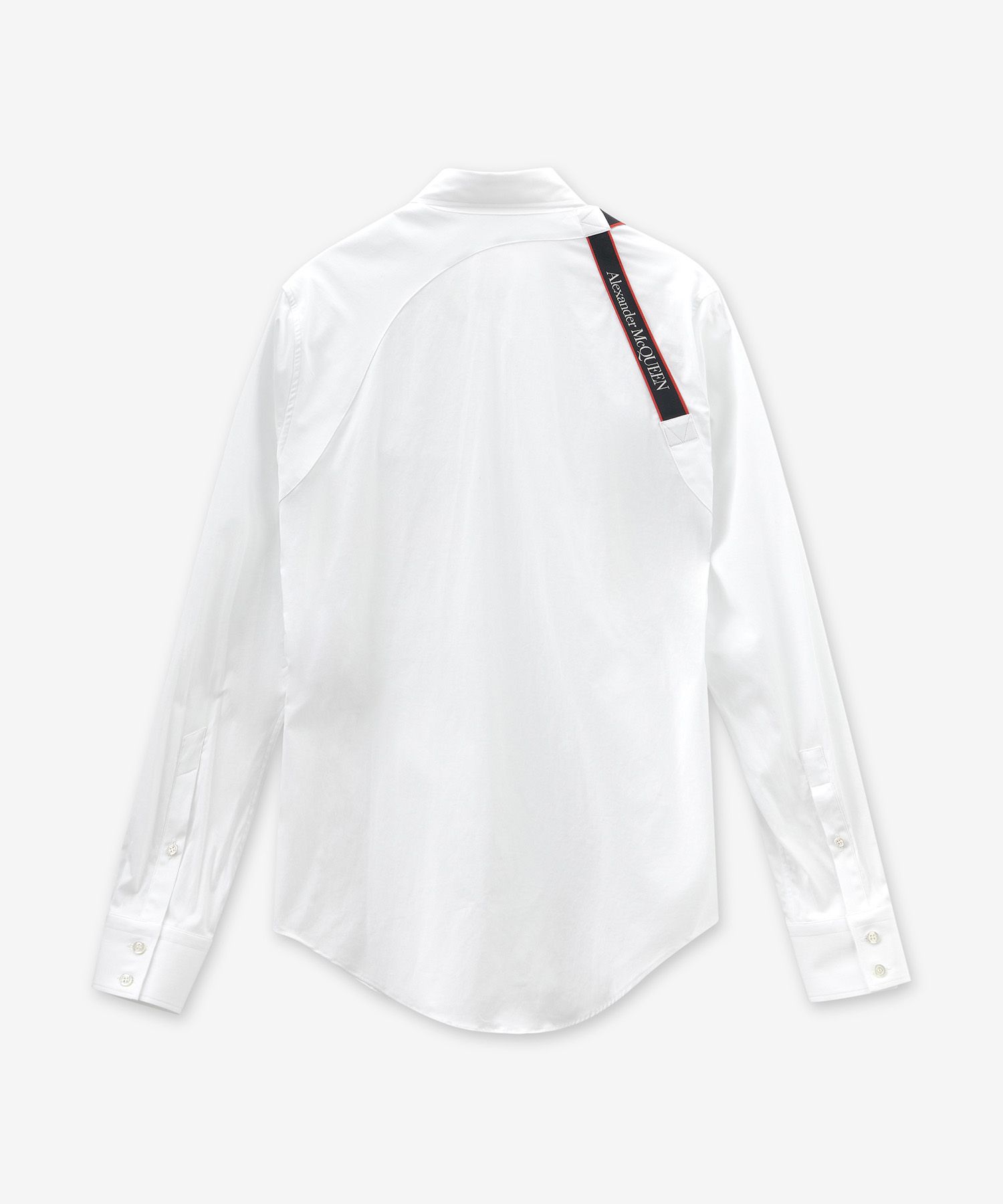 MUSINSA | ALEXANDER McQUEEN Strap Harness Shirt - White / 6152719000