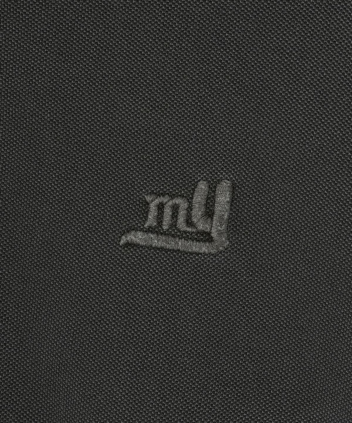 마욜(MAYOL) 피그먼트 폴로 반소매 티셔츠_차콜