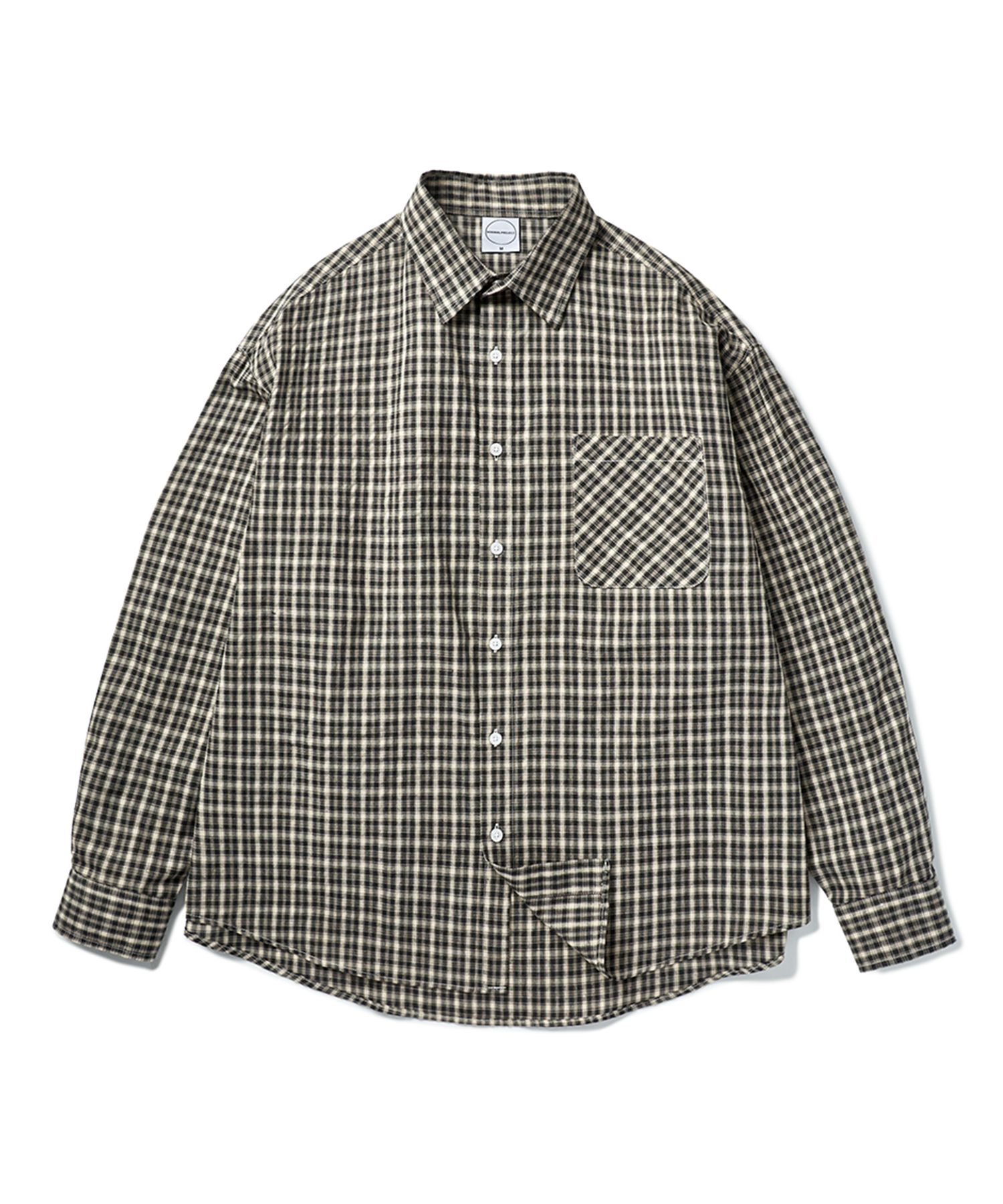 【SATIIIZ】Karen Overfit Check Shirt Cutting over-checkered shirt - SATIIIZ | 60% - Asian Fashion