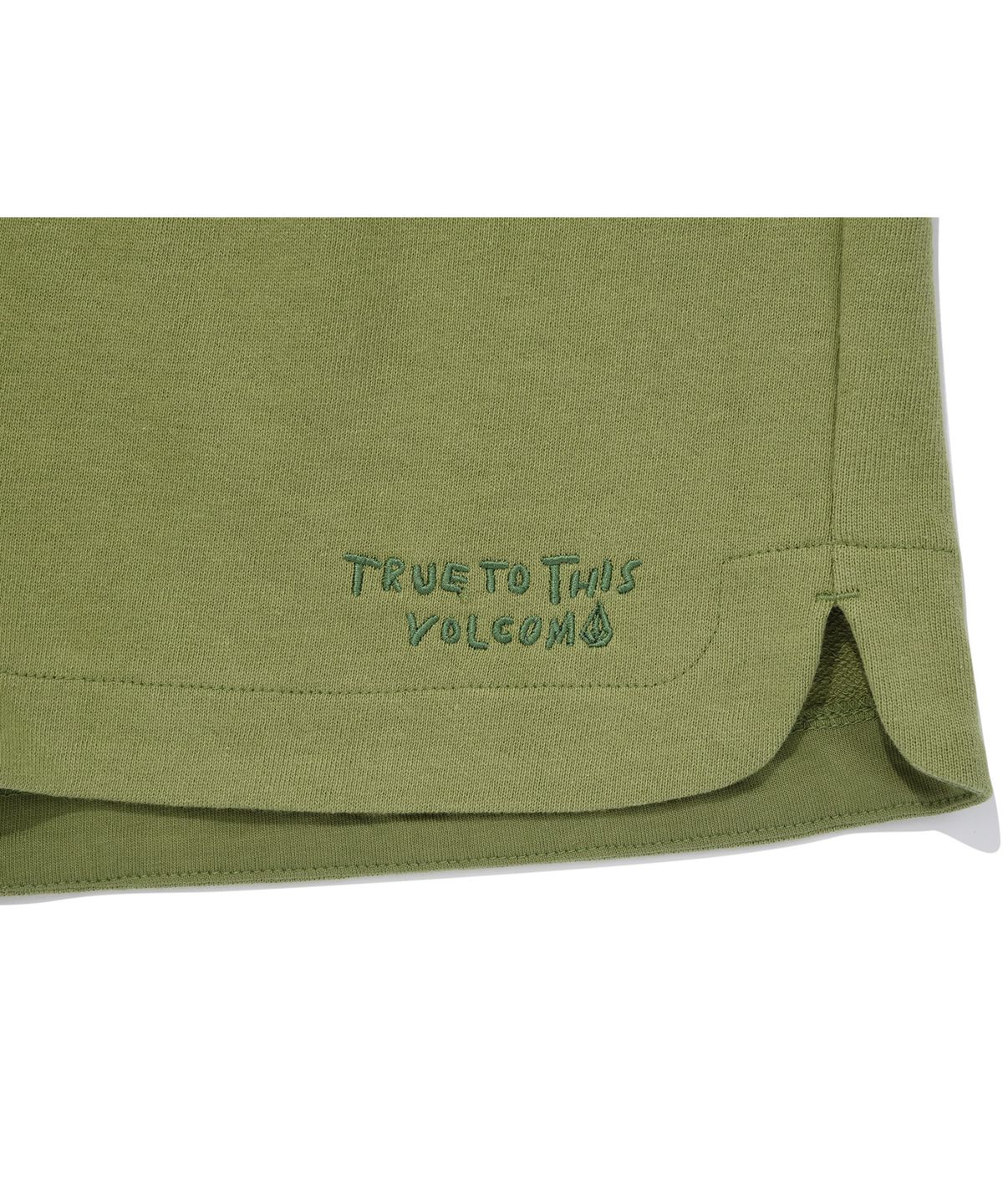 볼컴(VOLCOM) TRUE TO THIS 여성 테리 반바지(올리브)