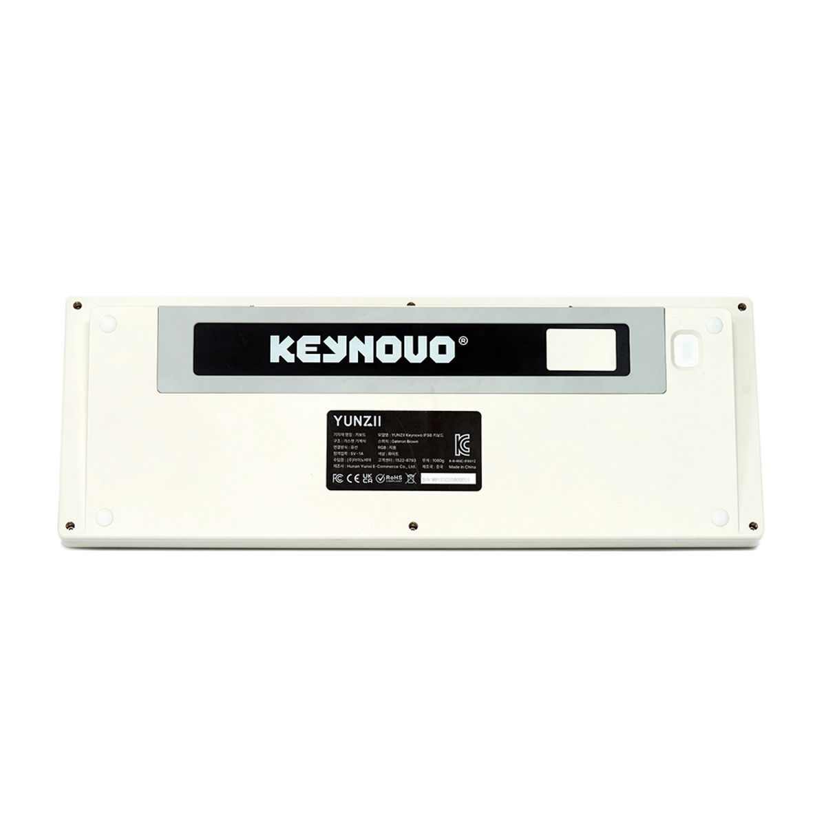 아이노비아(INOVIA) YUNZII Keynovo IF98 RGB 핫스왑 가스켓 풀윤활 레트로 기계식 키보드