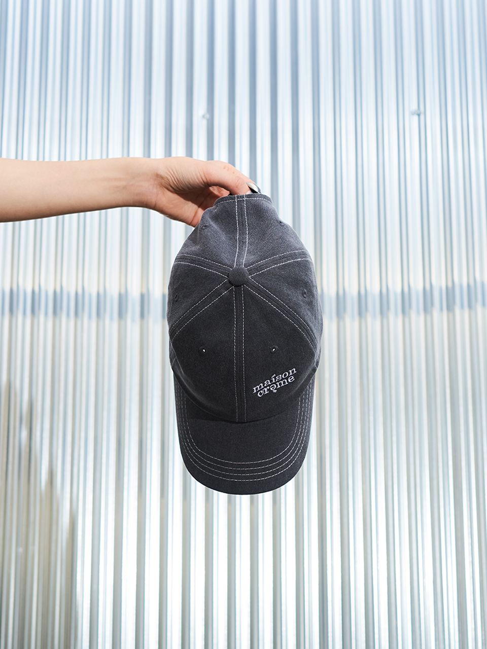 maison creme☆Lovers Ball cap MUSINSA | MAISON CREME Stitch logo ball cap