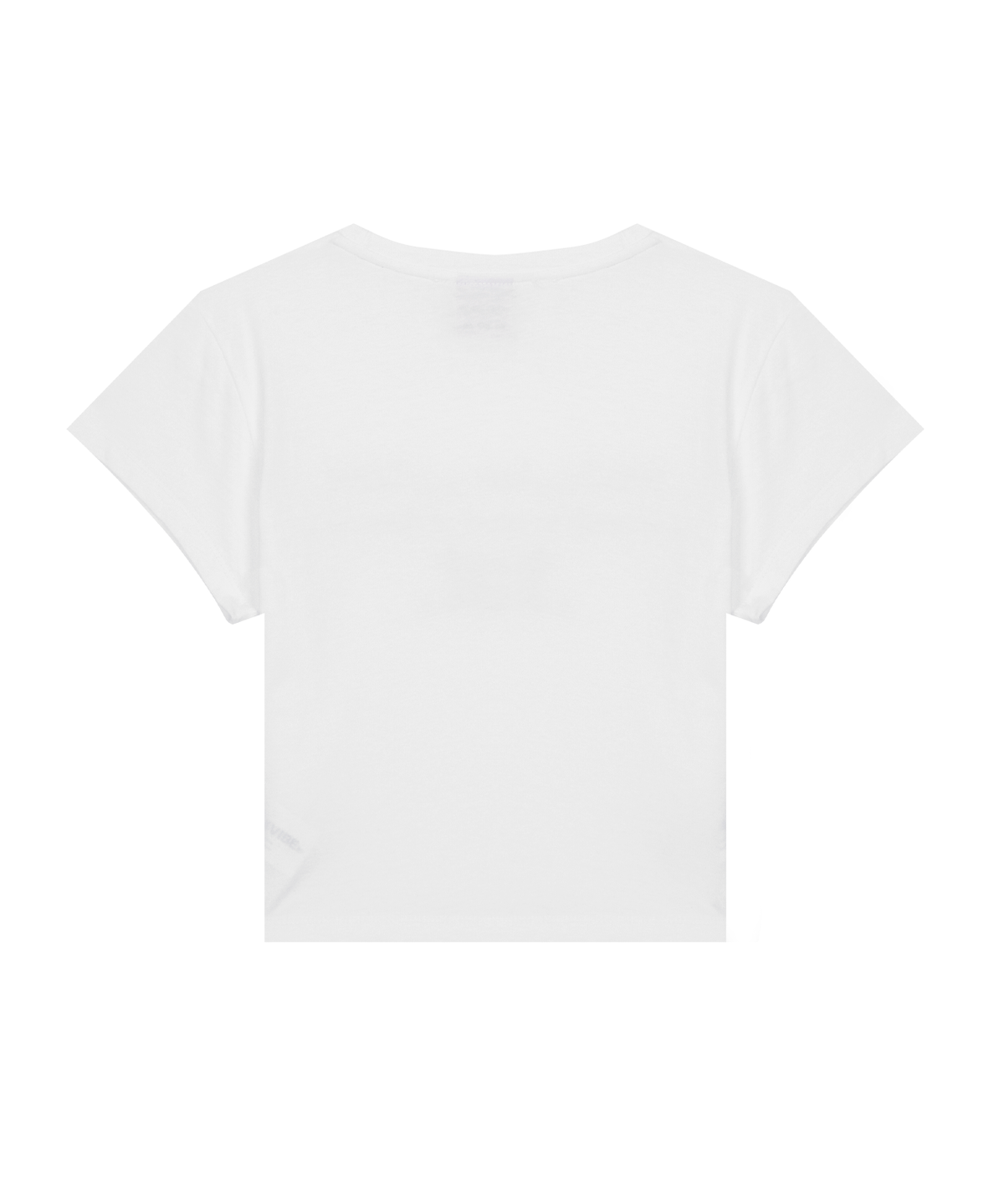 잇자바이브(ITZAVIBE) CAT SAYING CROP T-SHIRT_WHITE