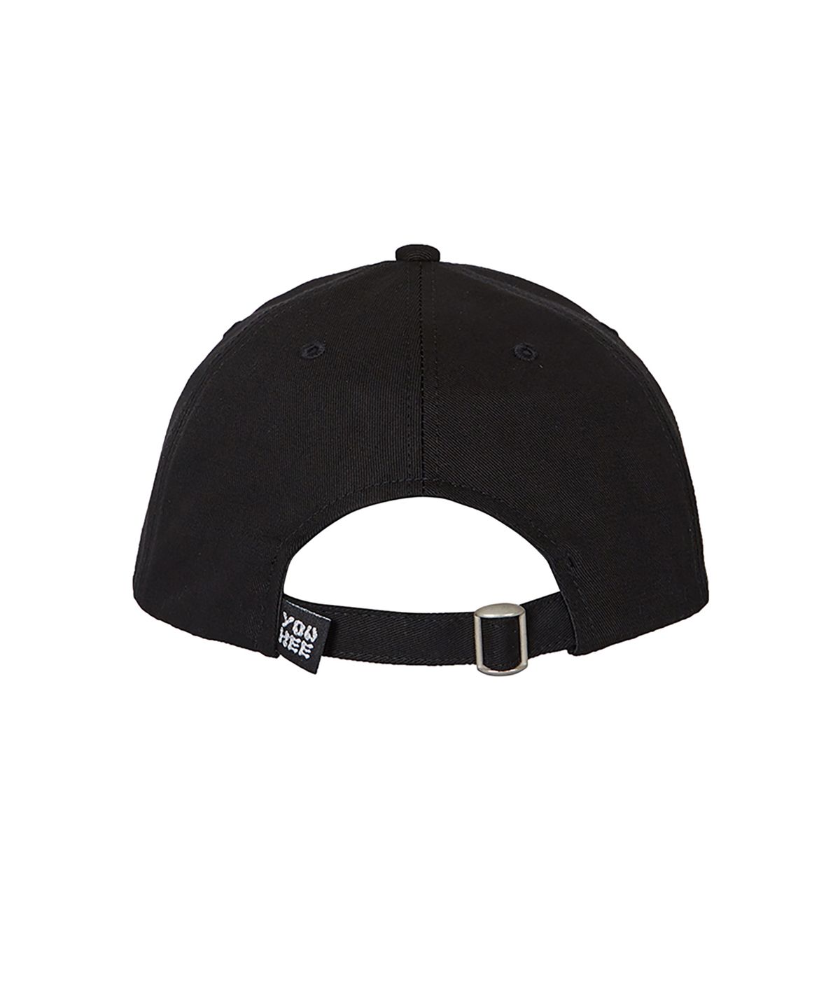 유희(YOUHEE) ALLERGIC LETTERING BALL CAP BLACK