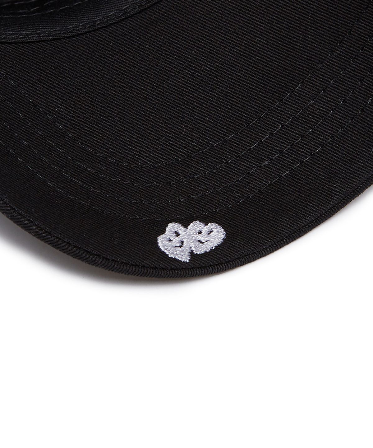 유희(YOUHEE) ALLERGIC LETTERING BALL CAP BLACK