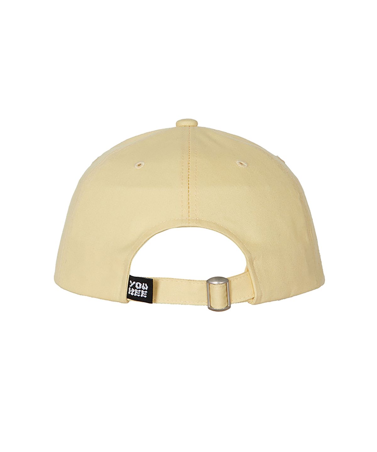 유희(YOUHEE) ALLERGIC LETTERING BALL CAP YELLOW