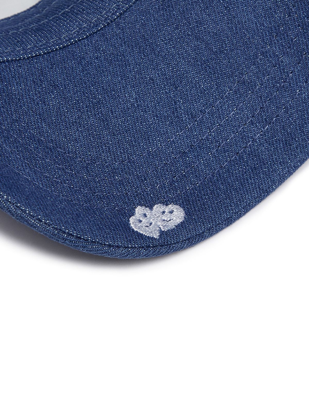 유희(YOUHEE) ALLERGIC LETTERING BALL CAP BLUE