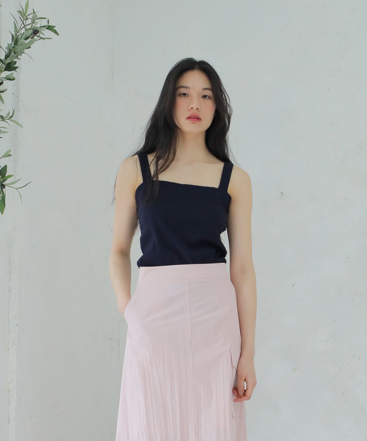 폴앤앨리스(PAUL&ALICE) RIBBED SLEEVELESS TOP / 6COLORS