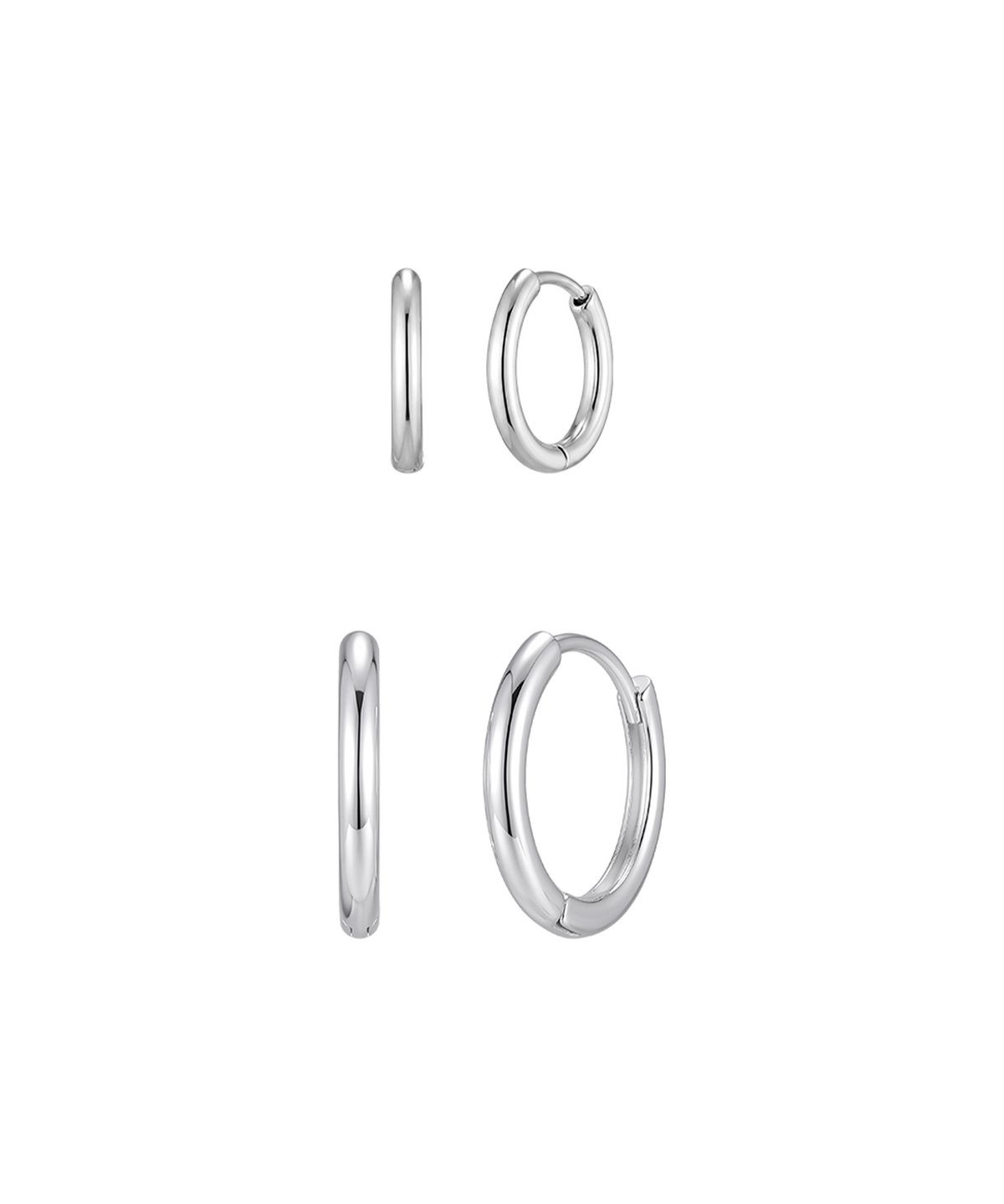 베흐트(VERTE) [925 silver] Deux.silver.131 / basic earring (2 size)