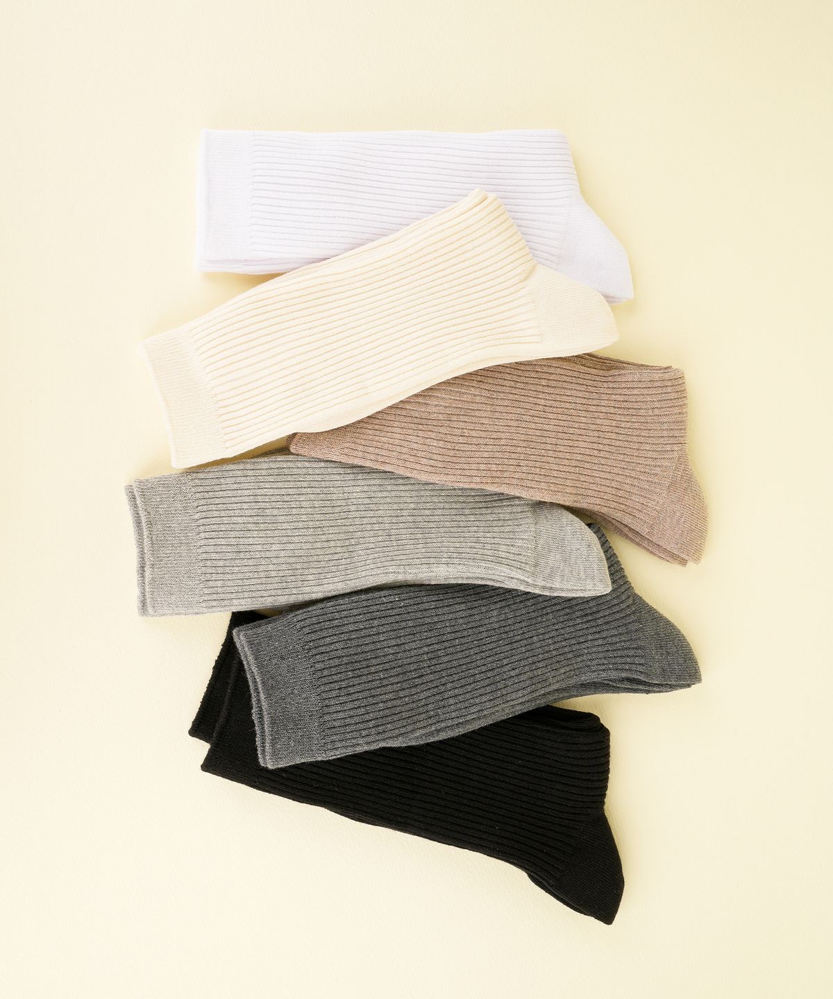 일오공칠(IL-O-GONG-CHIL) [5PACK] 1507 우먼스 모노 슬림 하이 립삭스 - 스노우화이트/크림/밀크브라운/그레이/챠콜/블랙