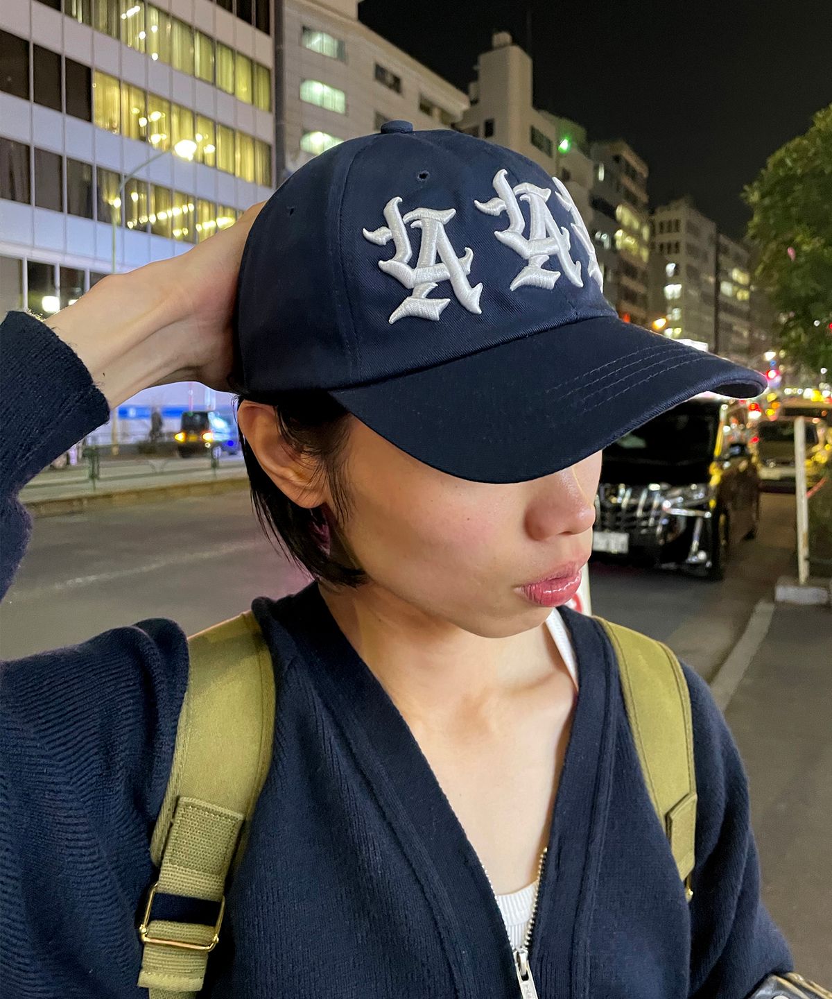 이엘더블유케이(ELWK) LA 자수 볼캡 네이비