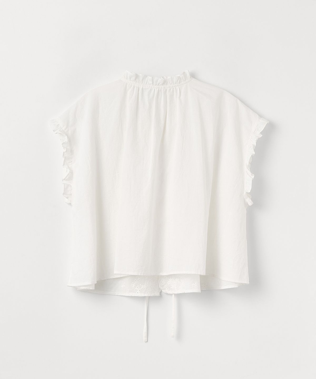 셀리테일즈(CELITAILS) SCALLOP FRILL BLOUSE_WHITE