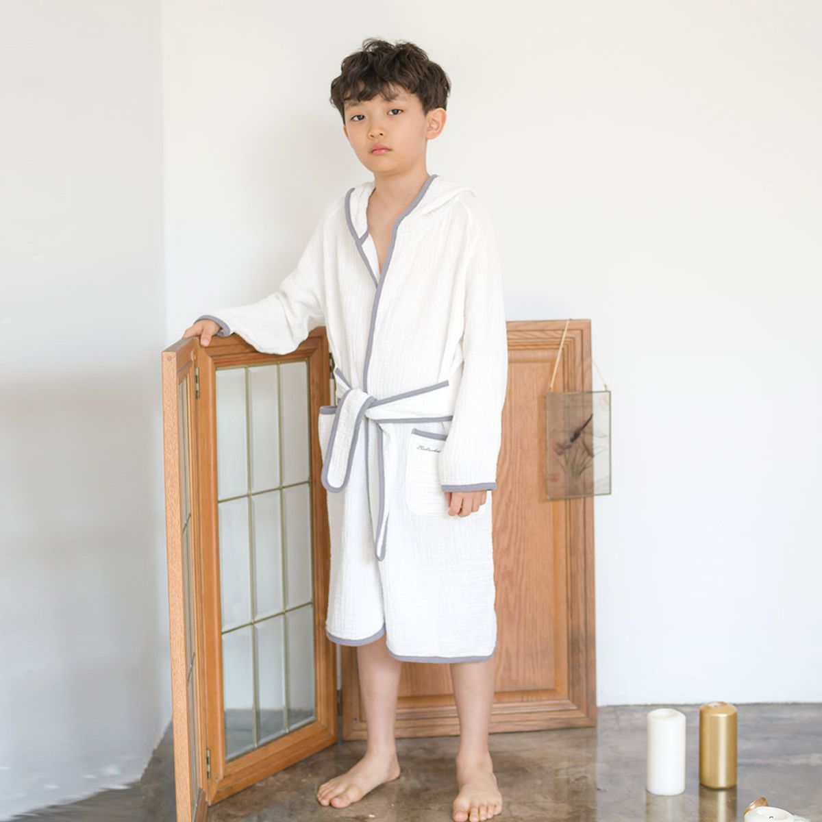 스타일업동그리(STYLE UP DONGGRI) 삼중거즈로브가운