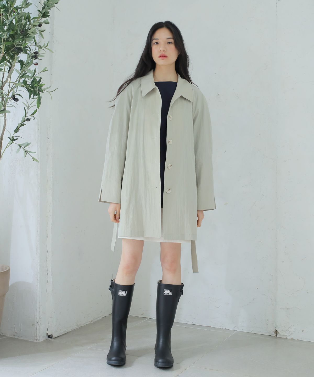 폴앤앨리스(PAUL&ALICE) SUMMER RAGLAN COAT / KHAKI
