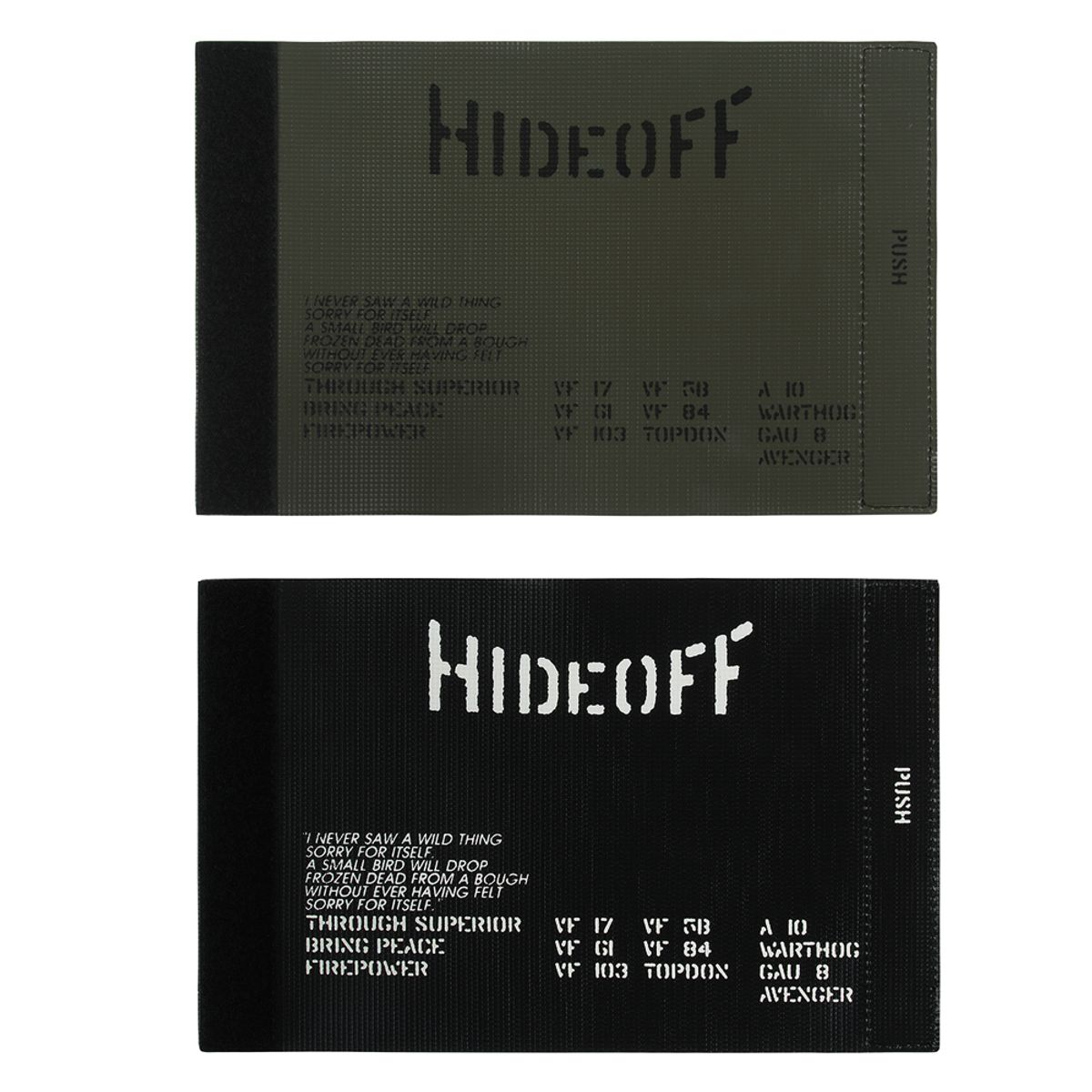 하이드오프(HIDEOFF) 부탄가스 커버 - 밀리터리