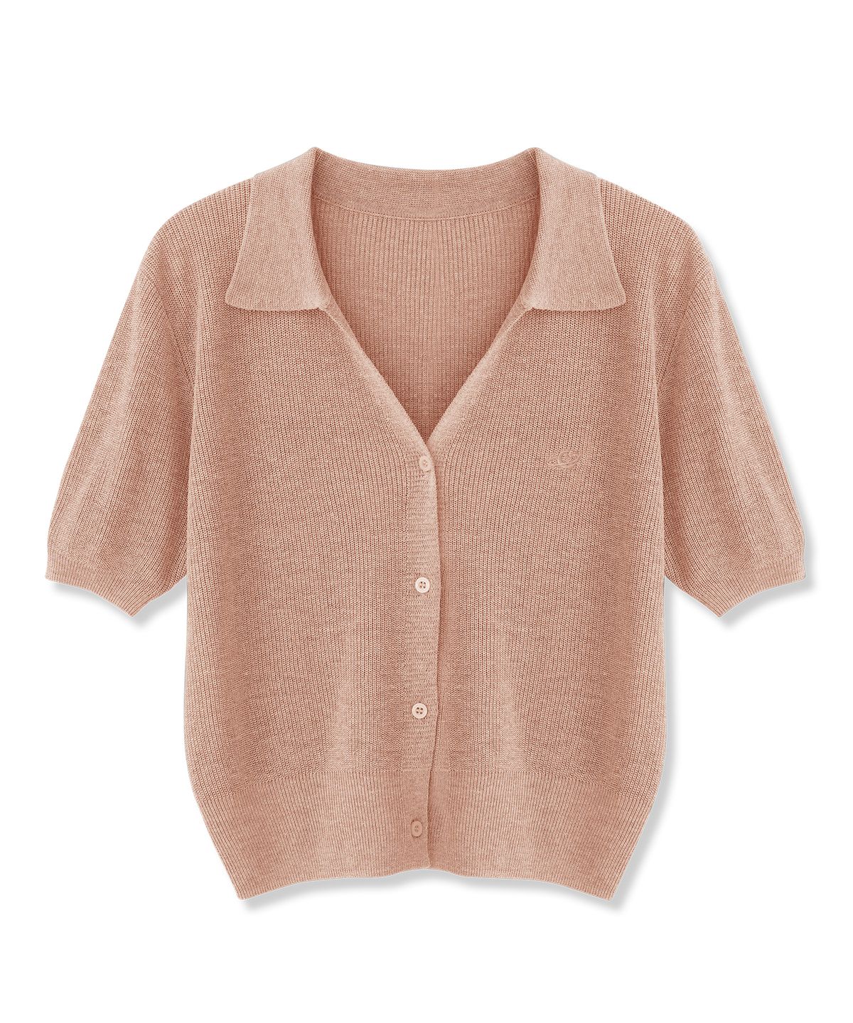 어반드레스(AVANDRESS) Anna Linen Like Collar Short-Sleeve Knit _6COL