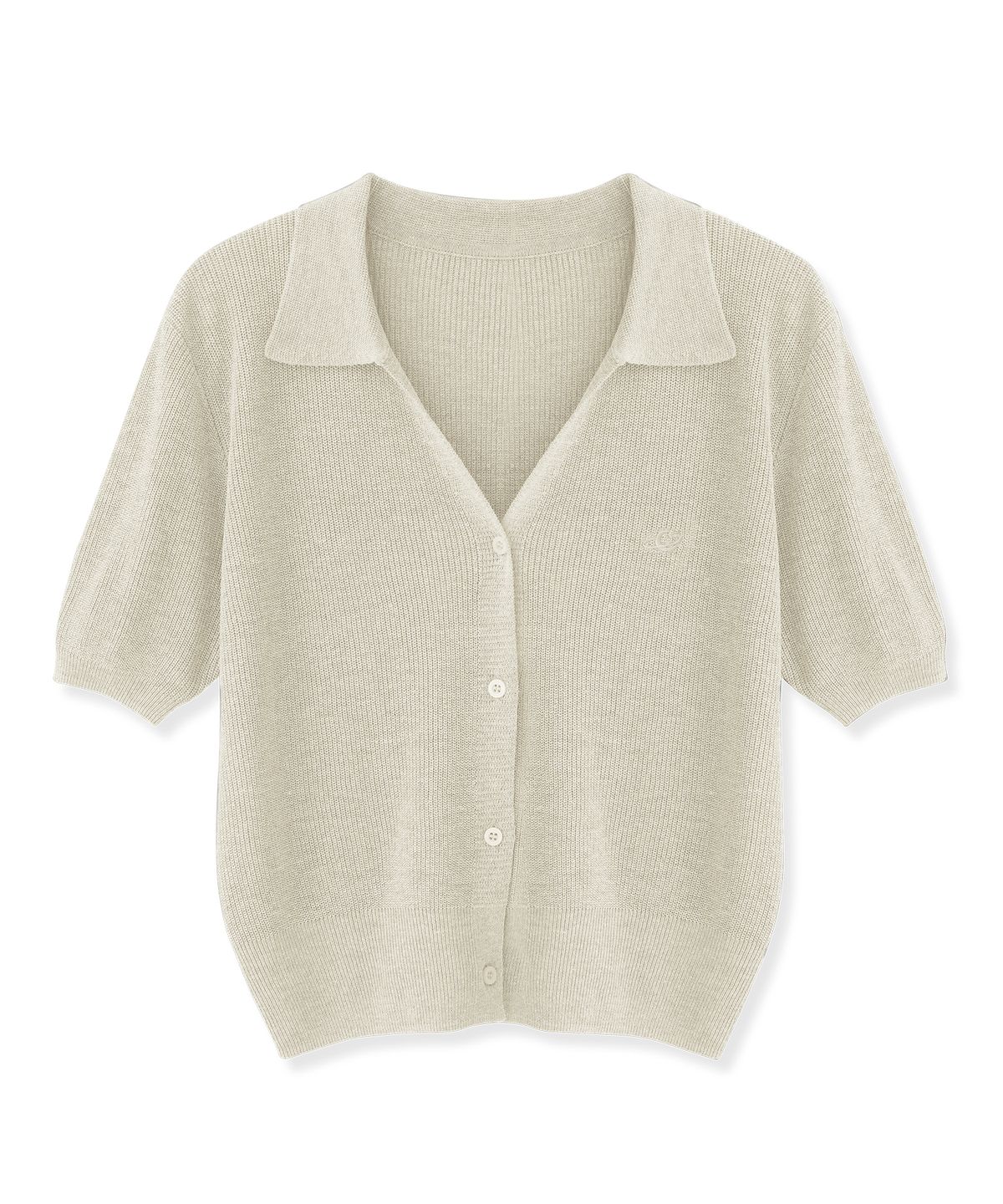 어반드레스(AVANDRESS) Anna Linen Like Collar Short-Sleeve Knit _6COL