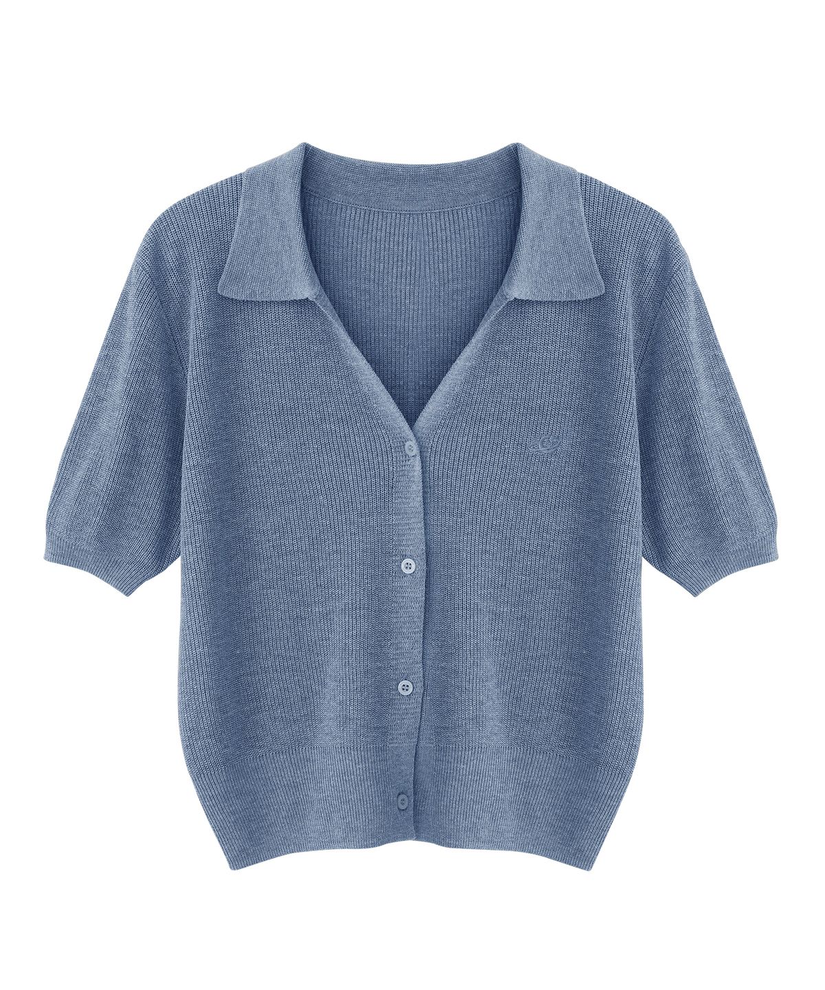 어반드레스(AVANDRESS) Anna Linen Like Collar Short-Sleeve Knit _6COL
