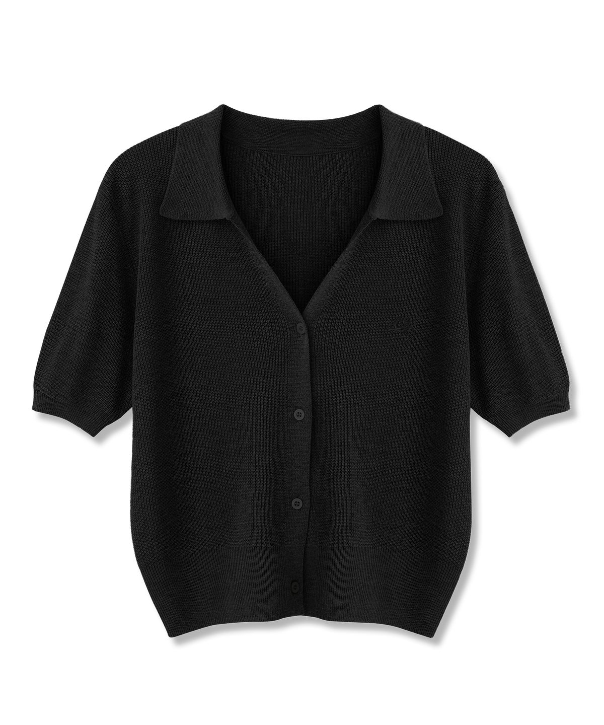 어반드레스(AVANDRESS) Anna Linen Like Collar Short-Sleeve Knit _6COL