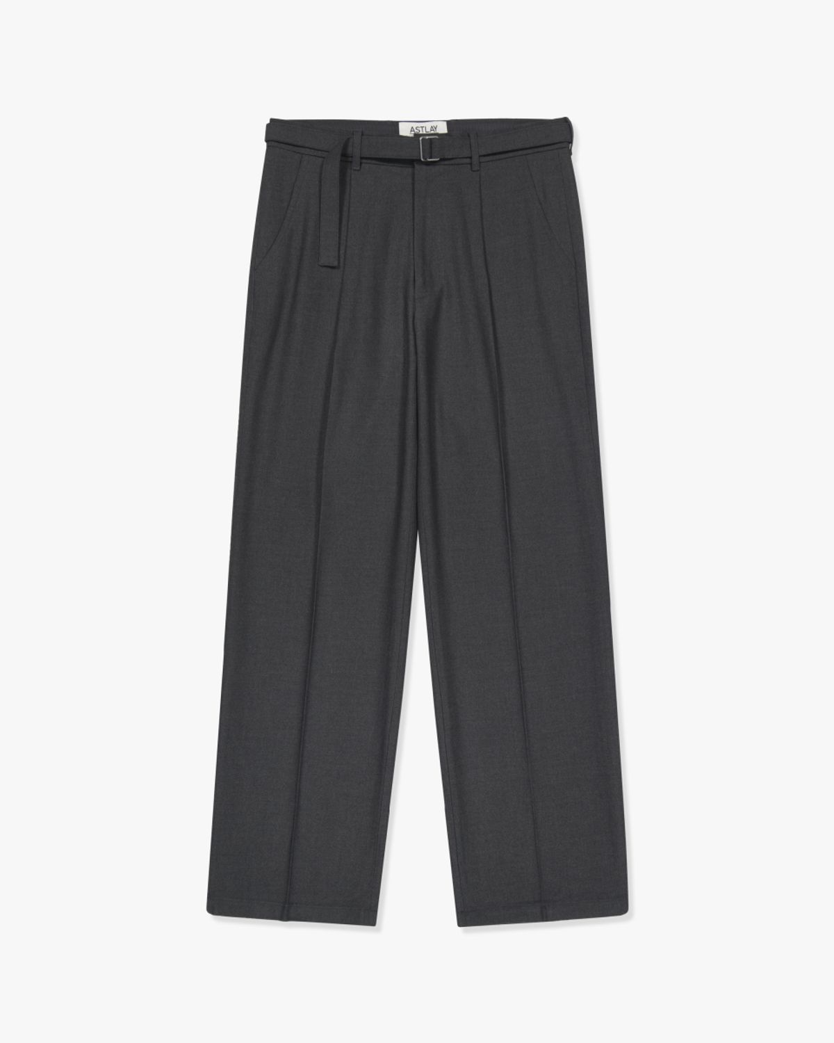 아스트레이(ASTLAY) Stella Belt Pants (Chacol Gray)