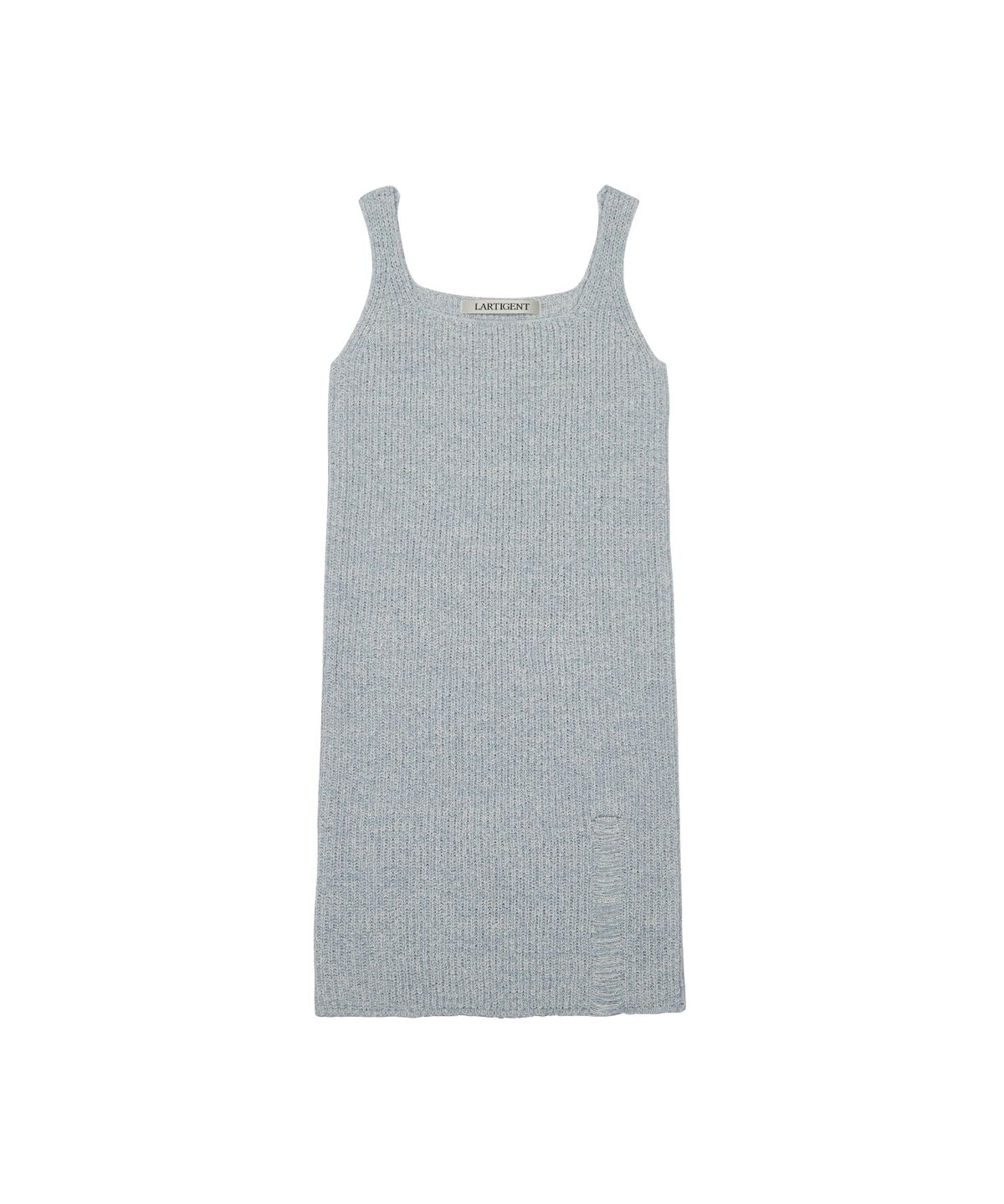 라티젠(LARTIGENT) L3 DEMAGE KNIT DRESS(SKY BLUE)