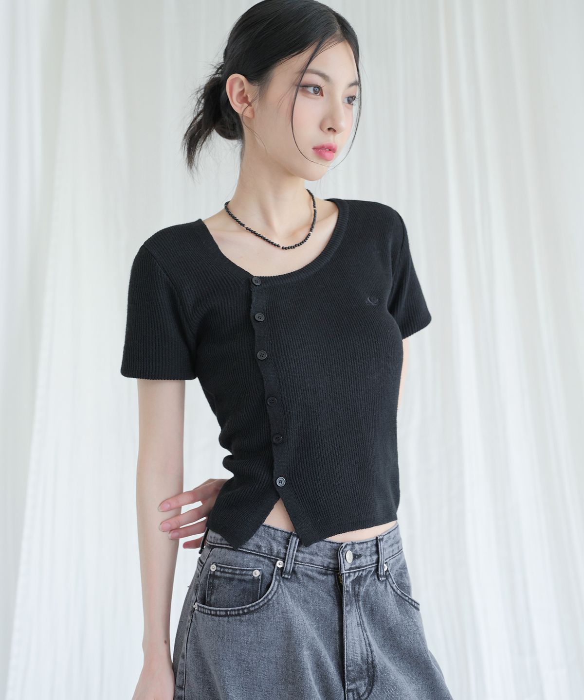 어반드레스(AVANDRESS) Becky Short-Sleeve Knit - 5COL