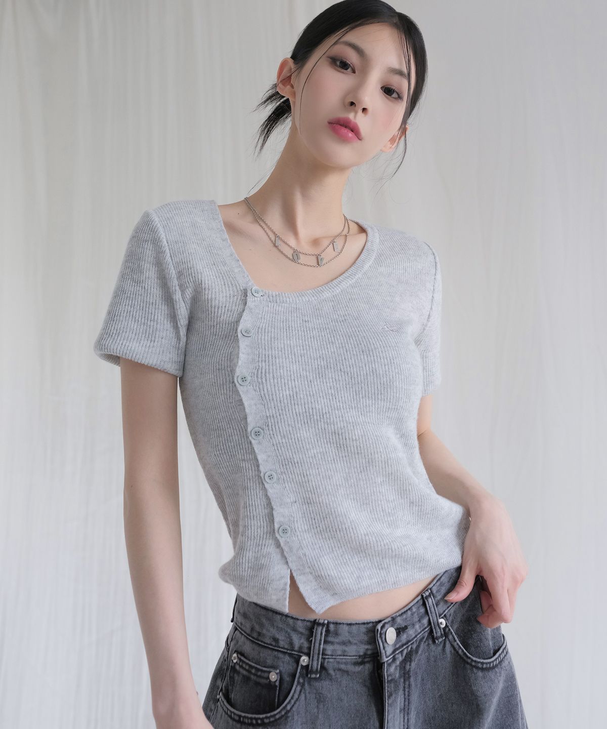 어반드레스(AVANDRESS) Becky Short-Sleeve Knit - 5COL