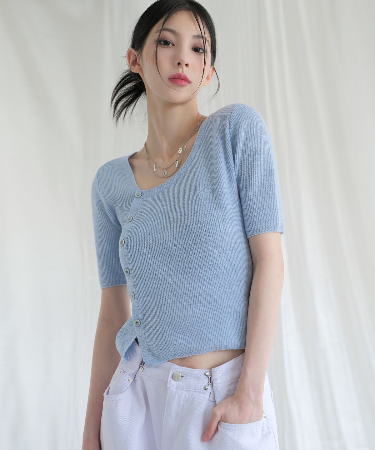 어반드레스(AVANDRESS) Becky Short-Sleeve Knit - 5COL