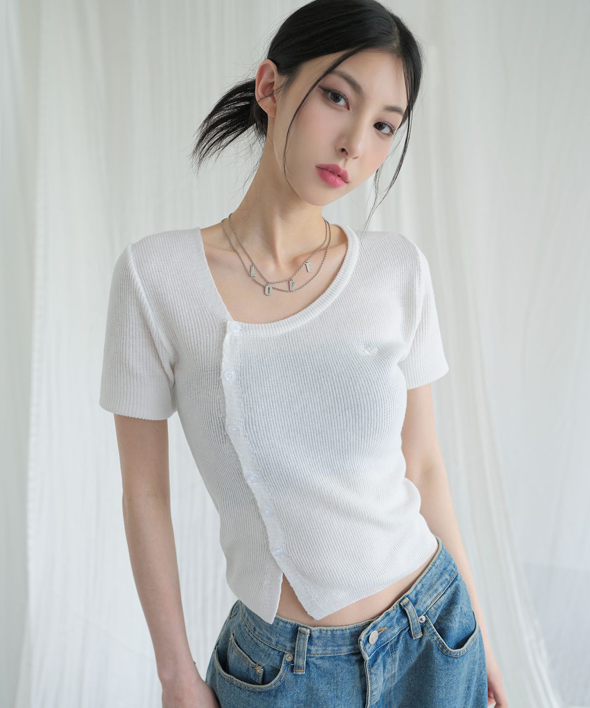 어반드레스(AVANDRESS) Becky Short-Sleeve Knit - 5COL
